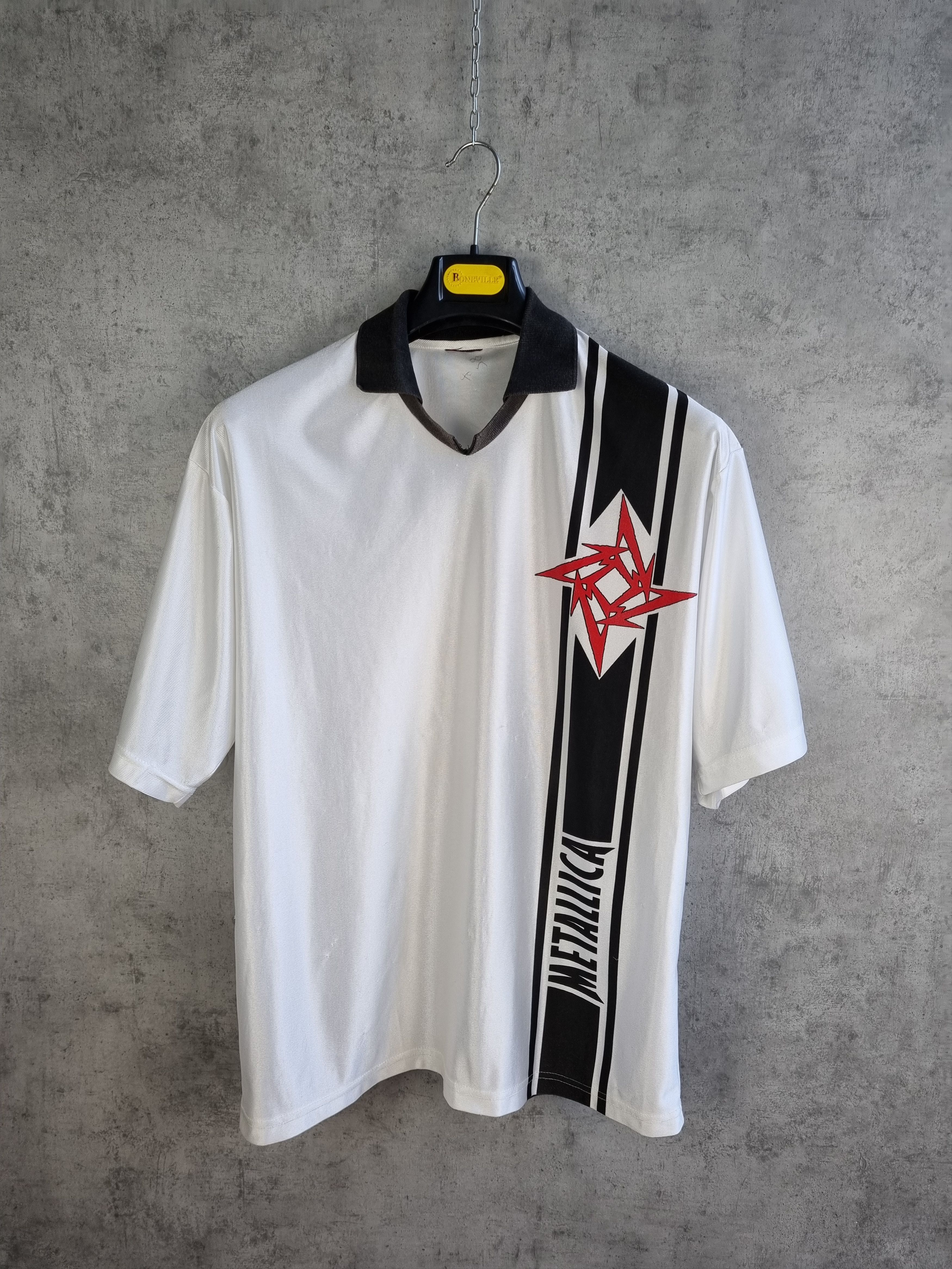 Band Tees × Metallica 90s Metallica Jersey GIANT Rare merchandise band tee Size US L / EU 52-54 / 3 - 10 Thumbnail