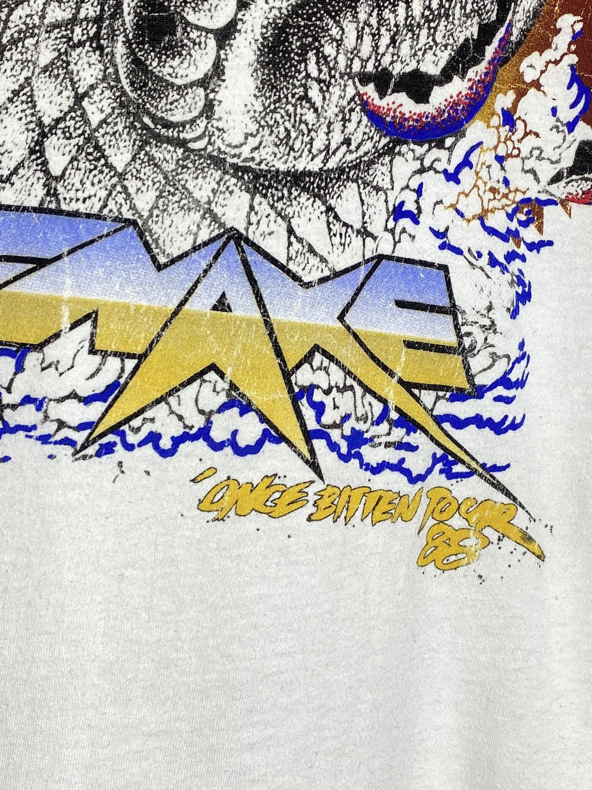 Allsaints All Saints “once bitten tour“ snake logo tee Size US M / EU 48-50 / 2 - 5 Thumbnail