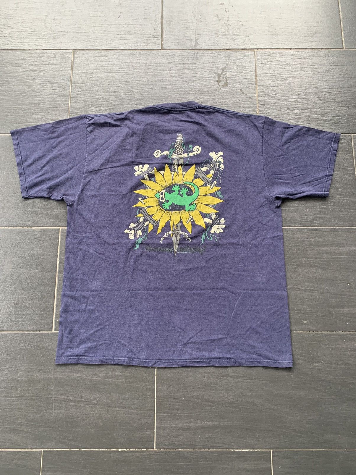 Vintage Vintage Gecko Hawaii T- Shirt Size US XXL / EU 58 / 5 - 5 Thumbnail