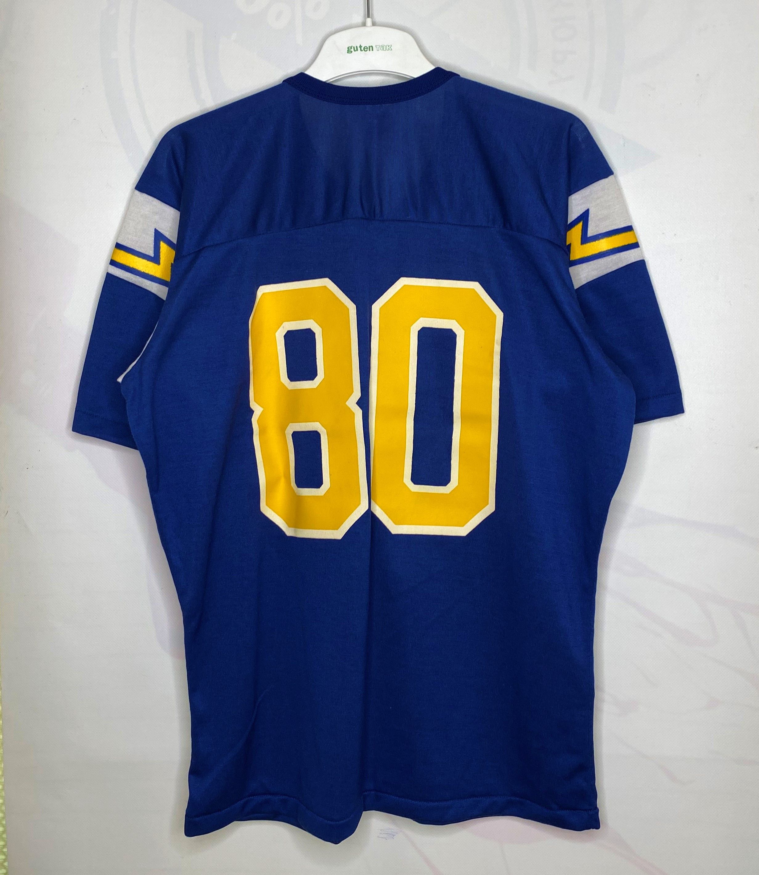 NFL × Vintage #80 WINSLOW SAN DIEGO CHARGERS 80s FOOTBALL JERSEY SHIRT NFL Size US L / EU 52-54 / 3 - 2 Thumbnail