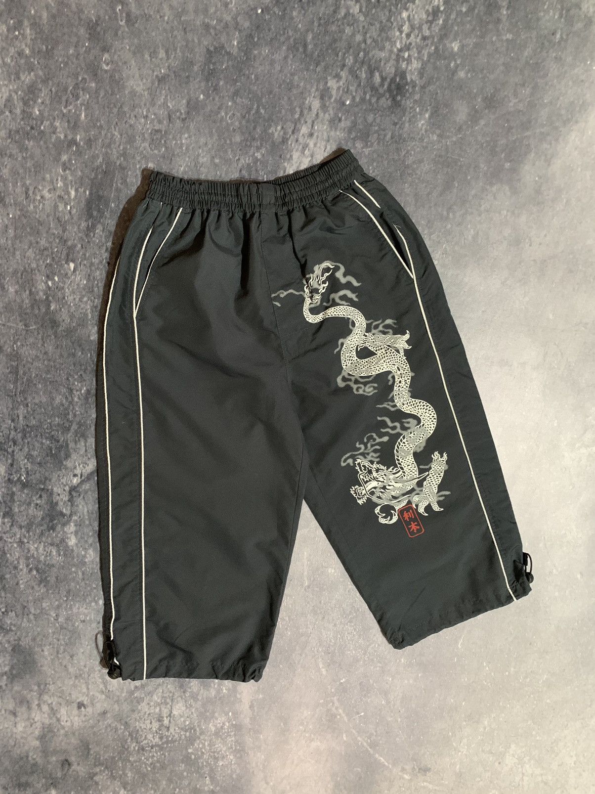 Janpanese Floral Dragon Print Women's Shorts
