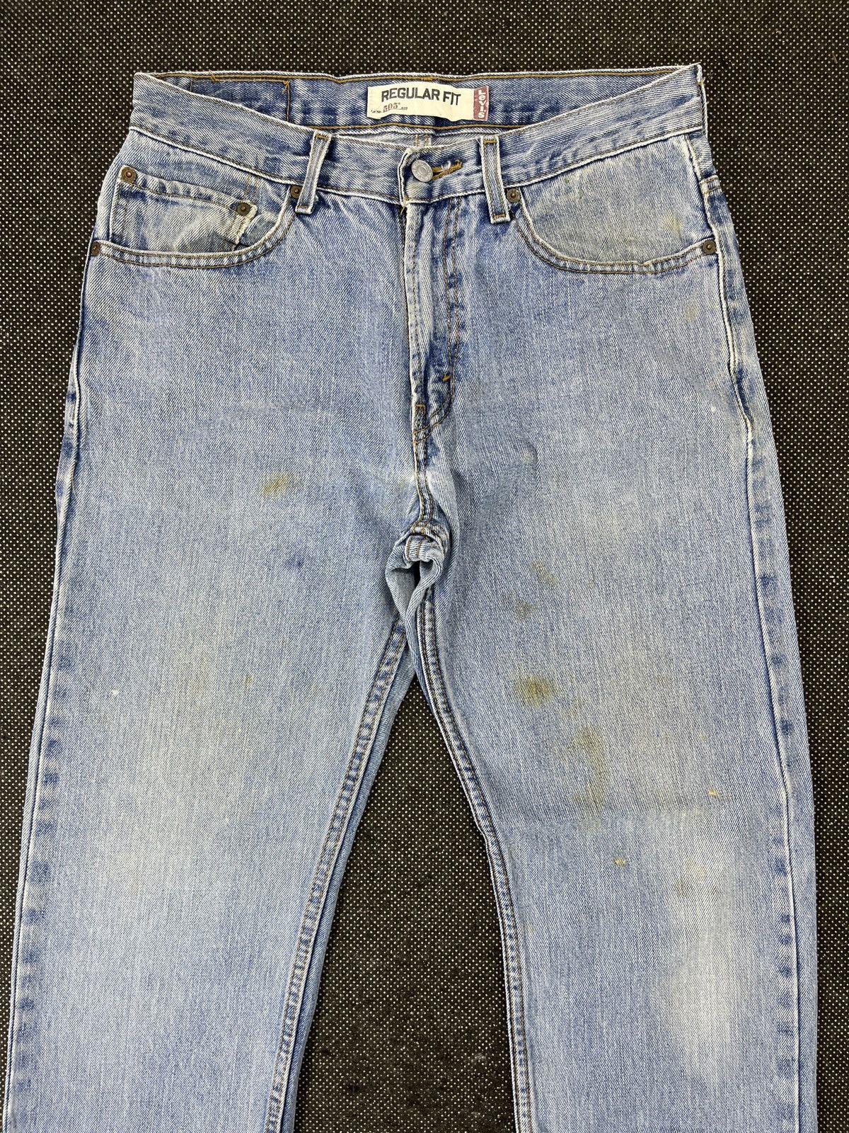 Levi's Vintage Levis 505 Light Wash Jeans 32 x 30 - J730 Size US 32 / EU 48 - 3 Thumbnail