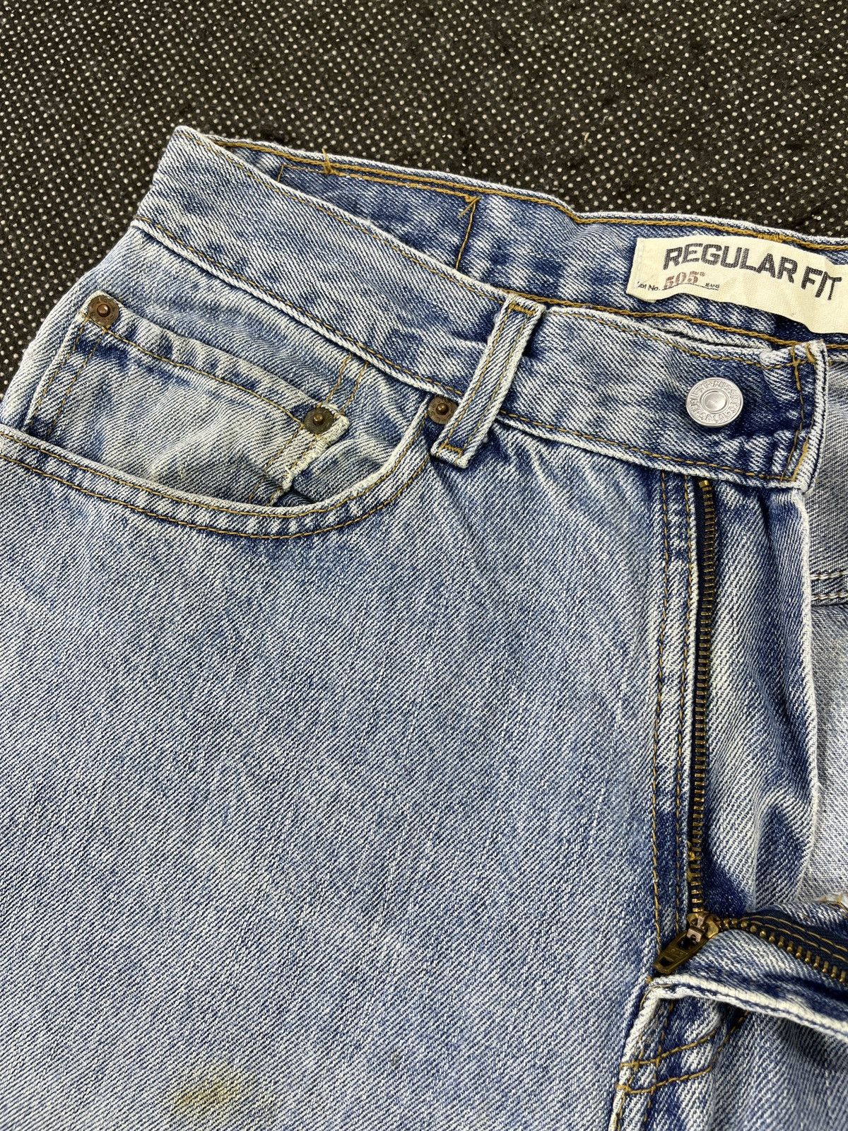Levi's Vintage Levis 505 Light Wash Jeans 32 x 30 - J730 Size US 32 / EU 48 - 6 Thumbnail