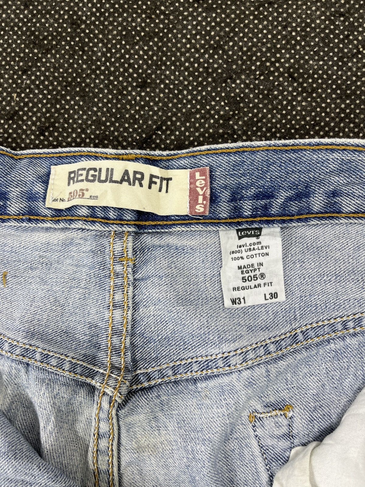 Levi's Vintage Levis 505 Light Wash Jeans 32 x 30 - J730 Size US 32 / EU 48 - 7 Thumbnail