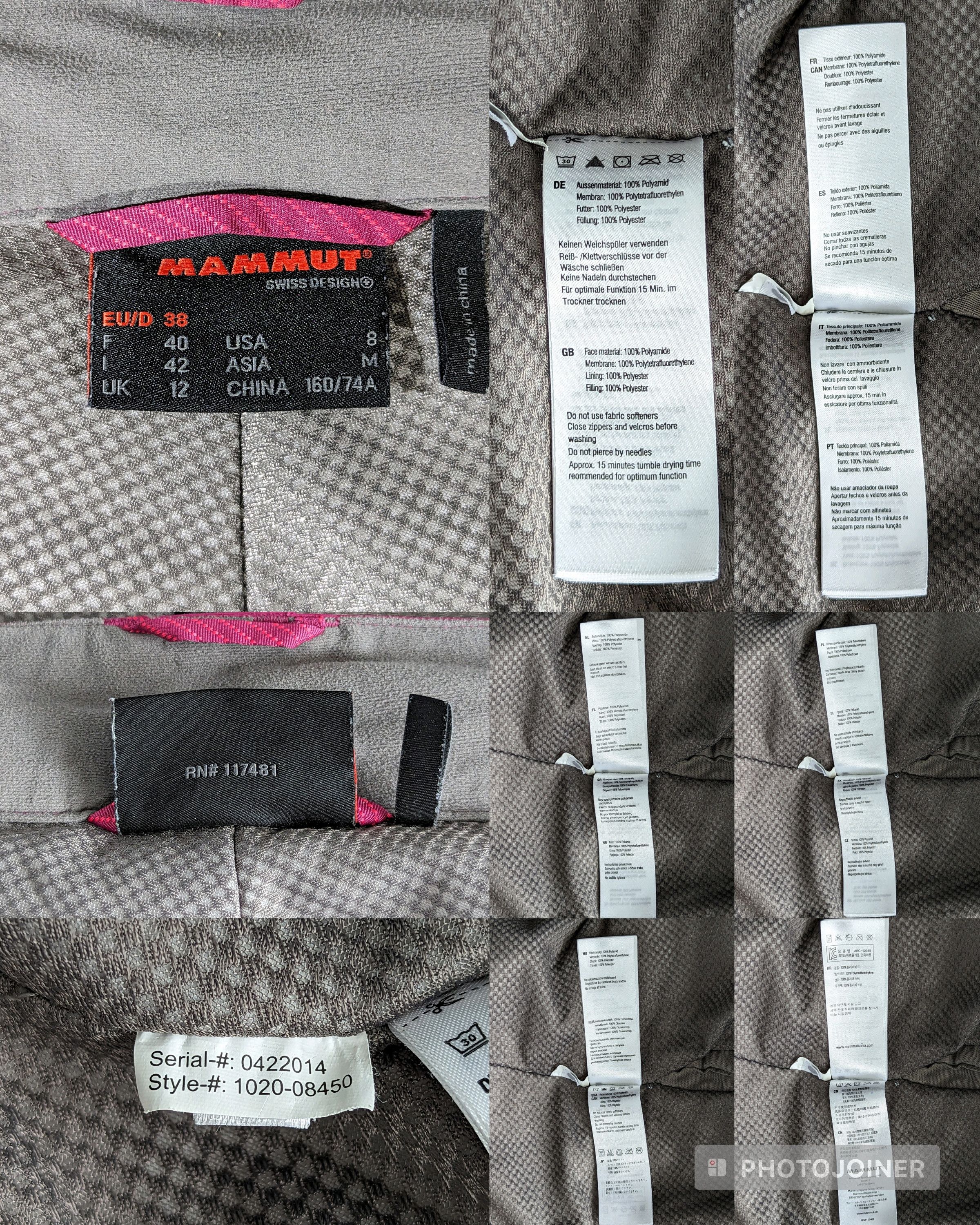 Goretex Mammut Niva GTX Gore-Tex Ski Pants Pink Winter Sportwear Size 30" / US 8 / IT 44 - 24 Thumbnail