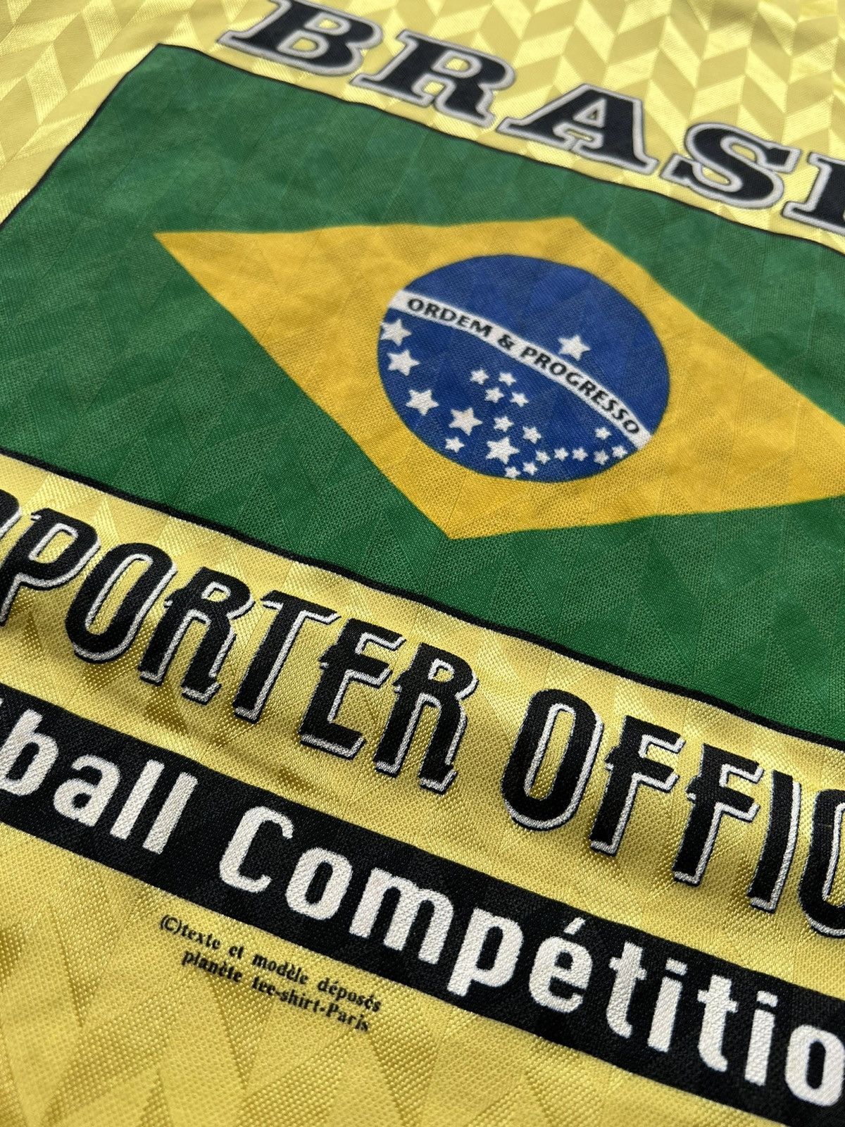 Vintage (XL) Vintage Brazil Supporter Officiel Retro Jersey Size US XL / EU 56 / 4 - 3 Thumbnail