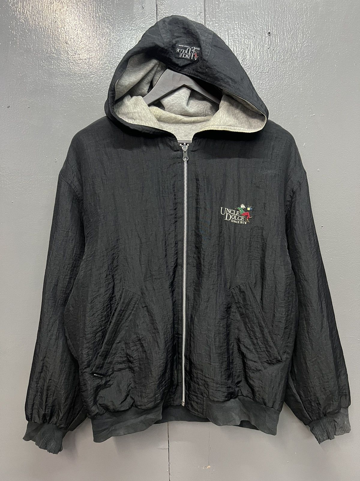 Vintage 🔥UNCLE DOLCE REVERSIBLE BOMBER JACKET Size US L / EU 52-54 / 3 - 1 Thumbnail
