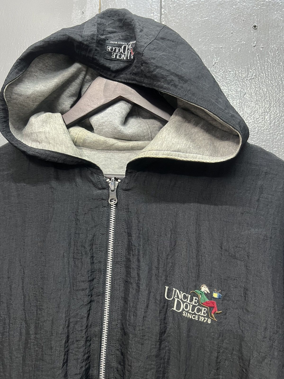 Vintage 🔥UNCLE DOLCE REVERSIBLE BOMBER JACKET Size US L / EU 52-54 / 3 - 4 Thumbnail