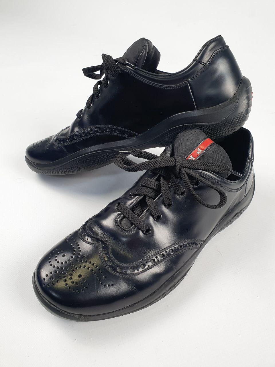 Prada Prada America's Cup Western Leather Sneakers Size US 9 / EU 42 - 10 Thumbnail