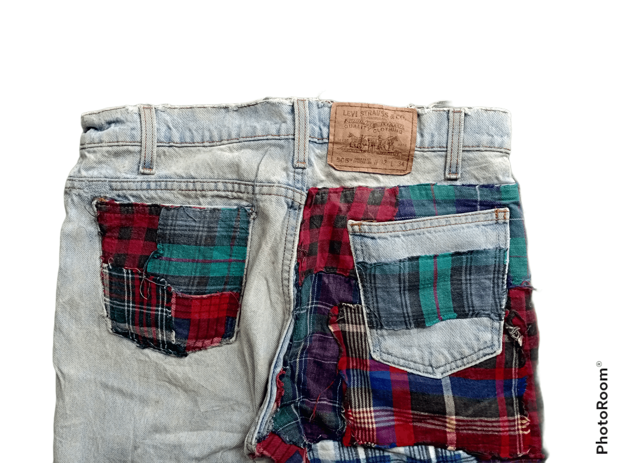Levi's Vintage Clothing × Vintage LEVIS 505 REGULAR FIT STRAIGHT LEG Size US 32 / EU 48 - 5 Thumbnail