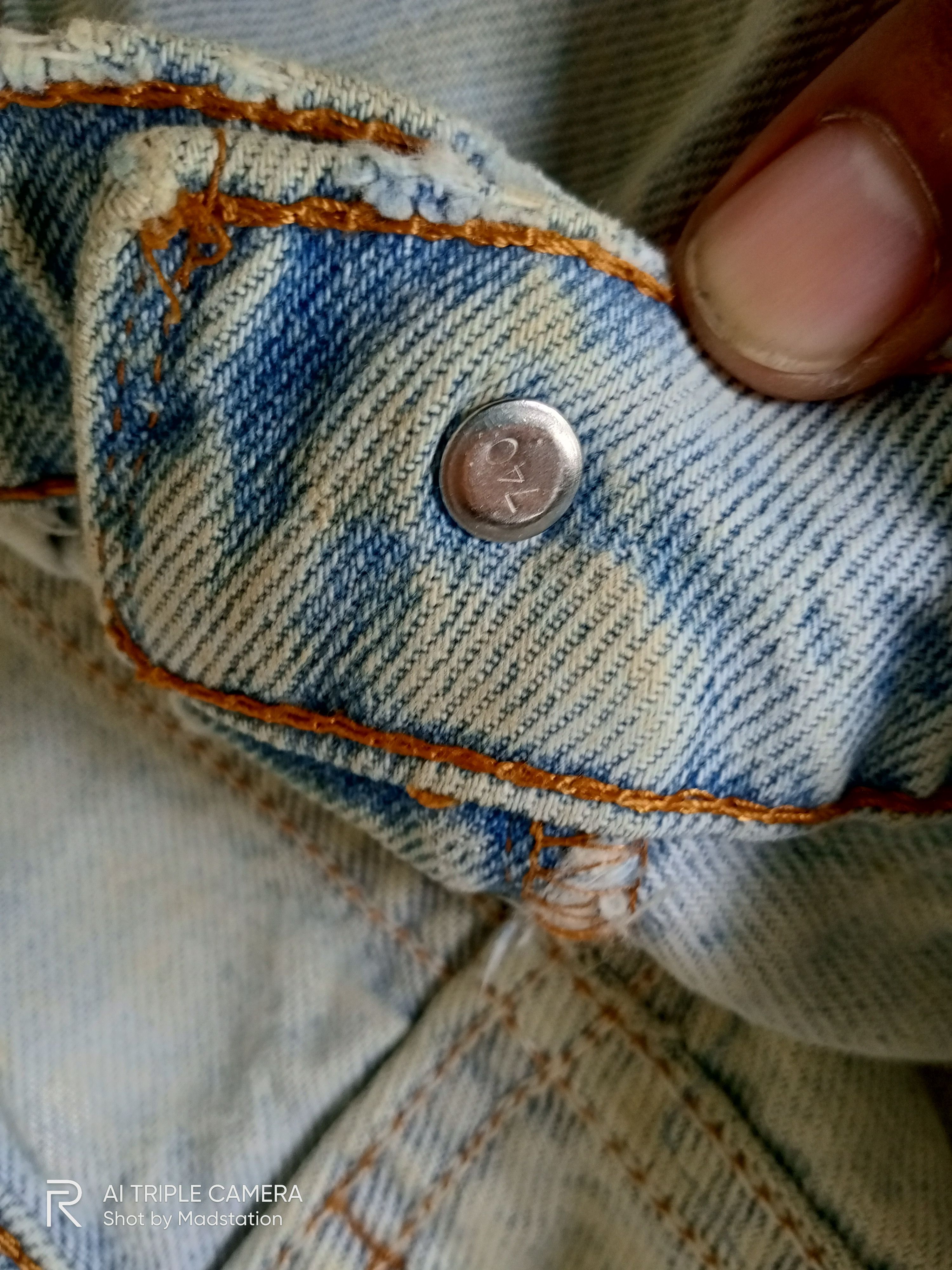 Levi's Vintage Clothing × Vintage LEVIS 505 REGULAR FIT STRAIGHT LEG Size US 32 / EU 48 - 10 Thumbnail