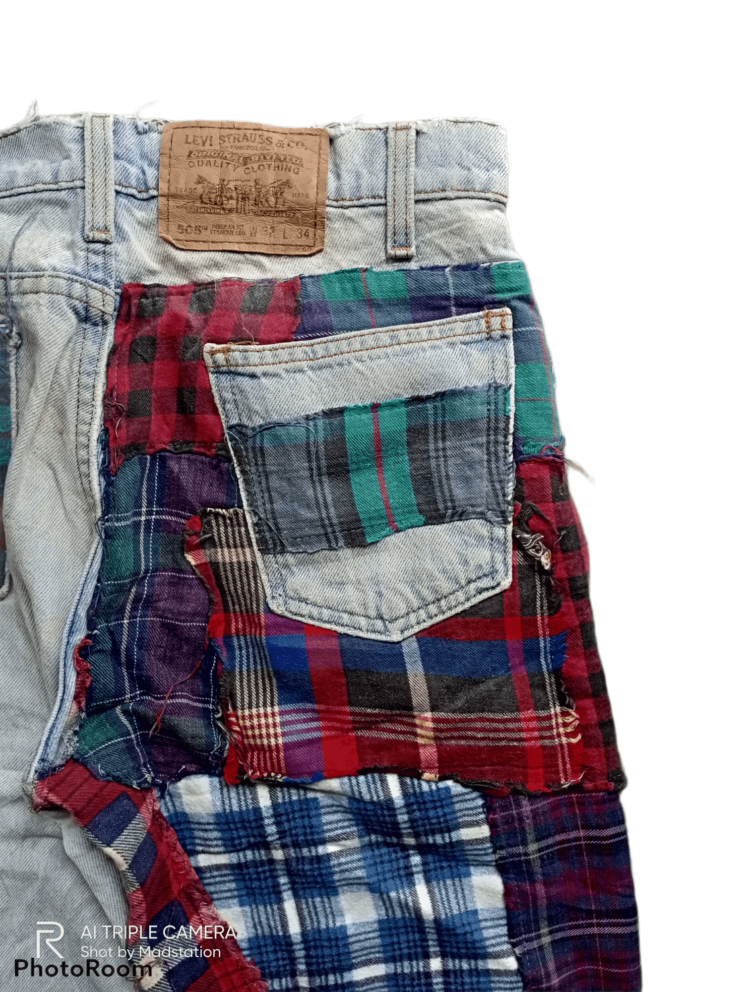 Levi's Vintage Clothing × Vintage LEVIS 505 REGULAR FIT STRAIGHT LEG Size US 32 / EU 48 - 4 Thumbnail