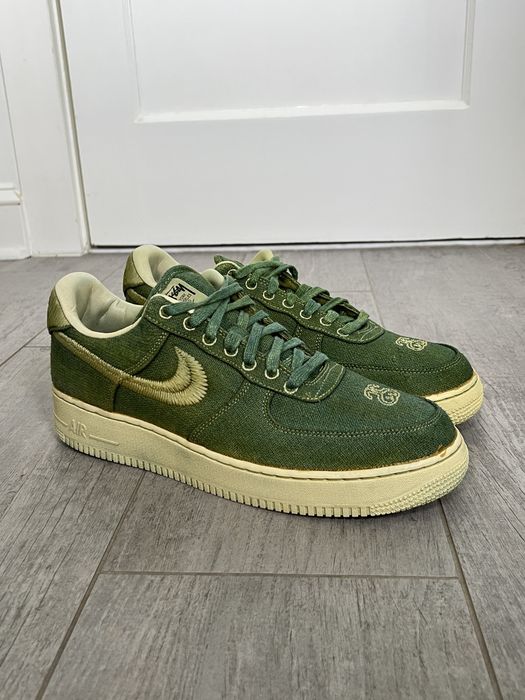 nike stussy air force 1 hand dyed