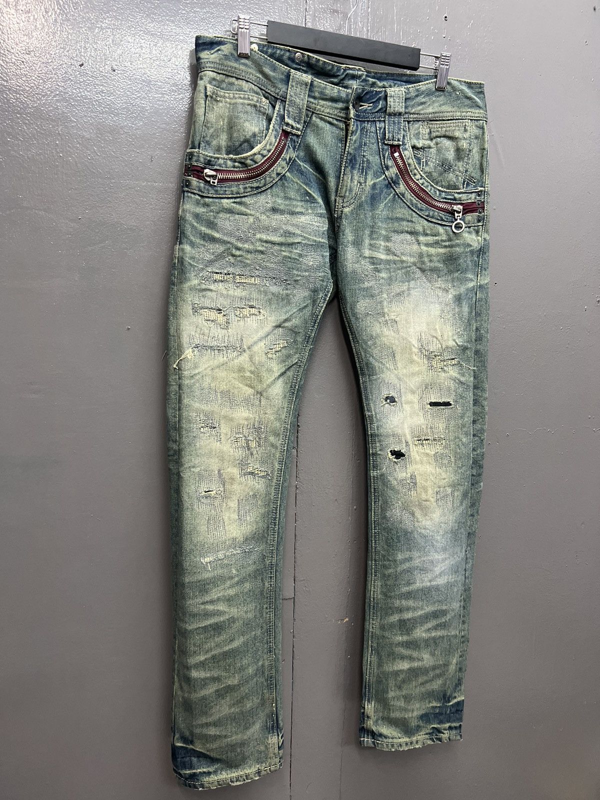 Japanese Brand 🔥SEMANTIC DESIGN DENIM JEANS SIZE 34 Size US 34 / EU 50 - 2 Thumbnail