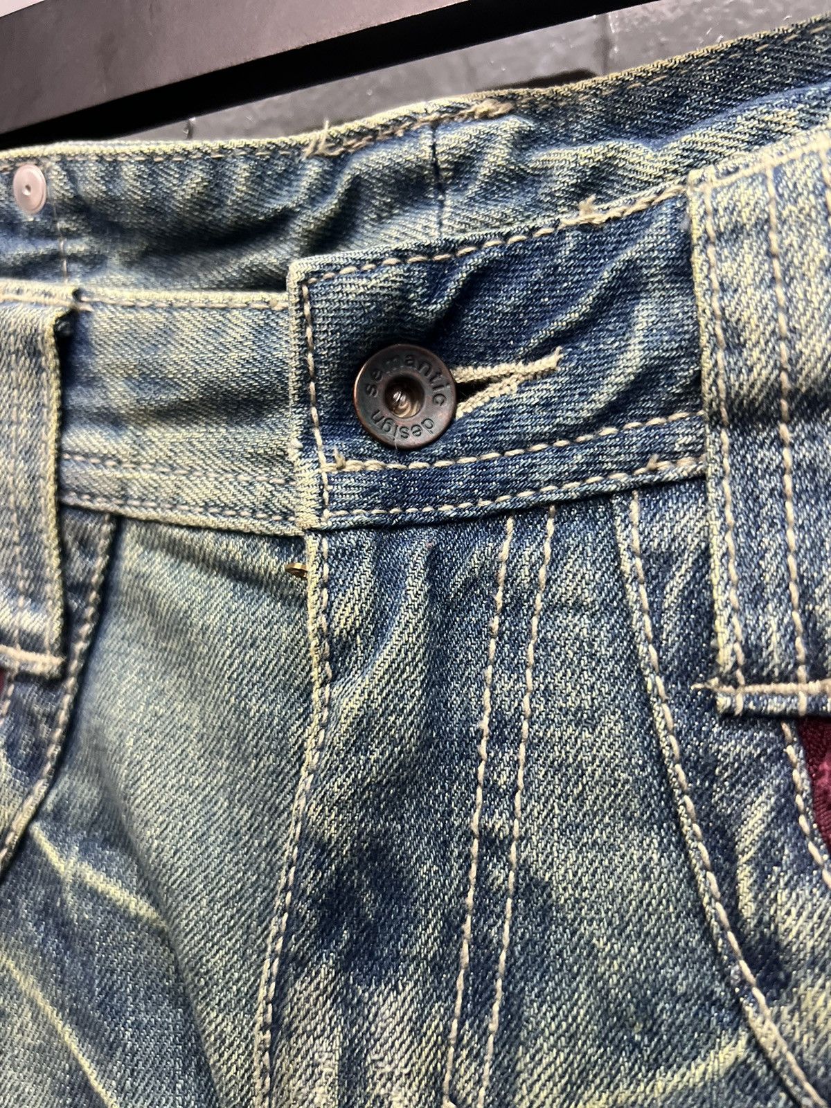 Japanese Brand 🔥SEMANTIC DESIGN DENIM JEANS SIZE 34 Size US 34 / EU 50 - 8 Thumbnail