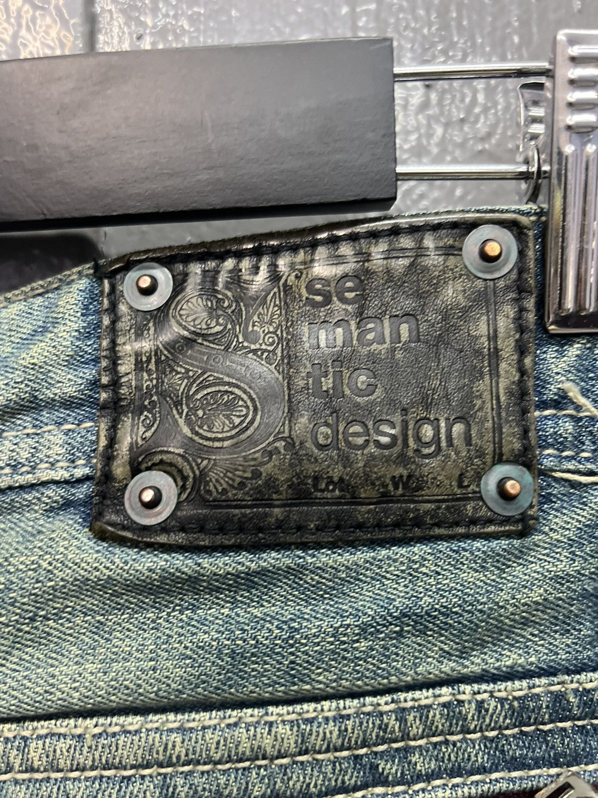Japanese Brand 🔥SEMANTIC DESIGN DENIM JEANS SIZE 34 Size US 34 / EU 50 - 13 Thumbnail