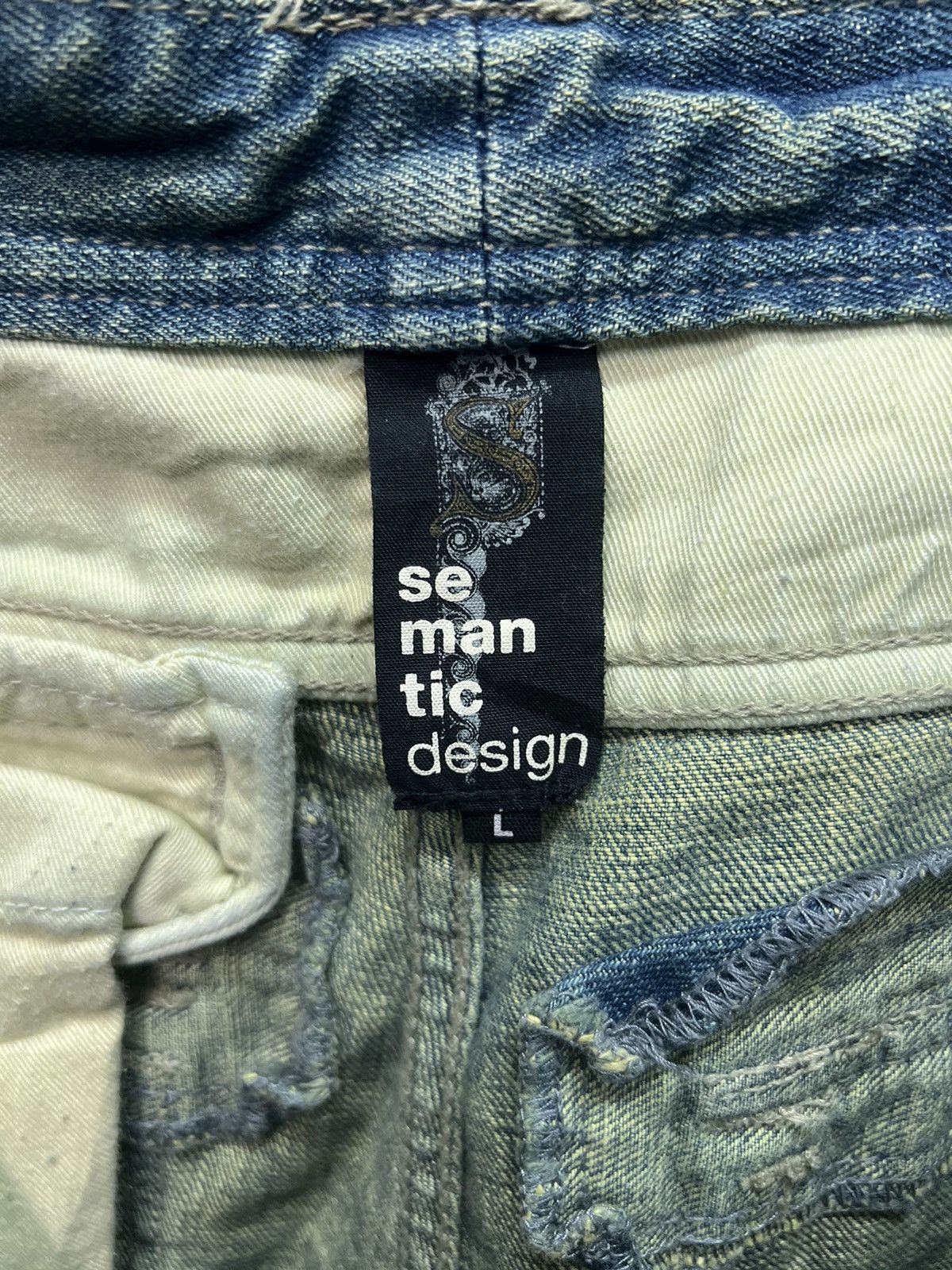 Japanese Brand 🔥SEMANTIC DESIGN DENIM JEANS SIZE 34 Size US 34 / EU 50 - 14 Thumbnail