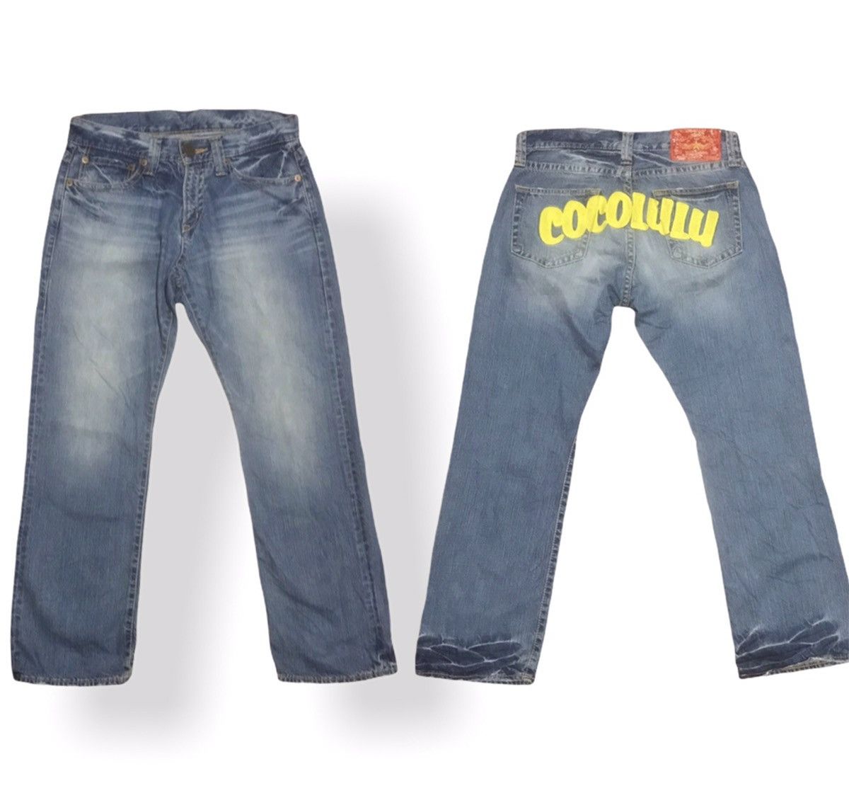 Designer Designer Co&Lu COCOLULU embroidery spellout logo jeans Size US 32 / EU 48 - 7 Thumbnail