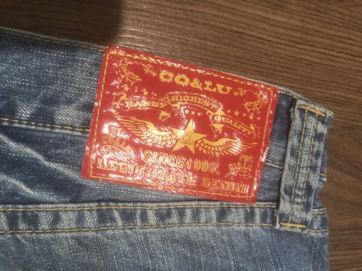 Designer Designer Co&Lu COCOLULU embroidery spellout logo jeans Size US 32 / EU 48 - 20 Thumbnail