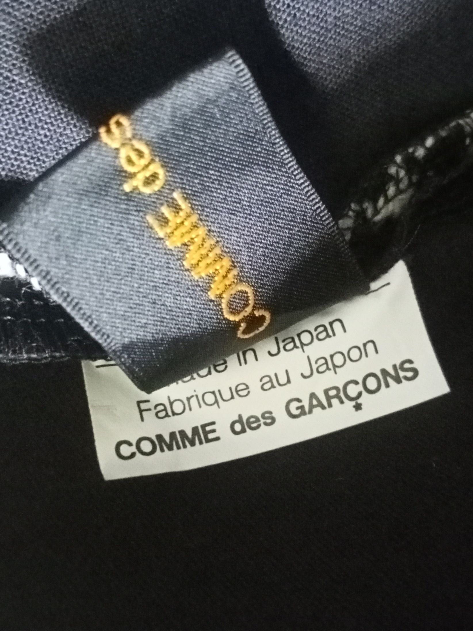 Comme des Garcons RARE 2PCS CDG BLACK FOOTBALL CHECK SKIRT 2008 sz s Size 27" / US 4 / IT 40 - 20 Thumbnail
