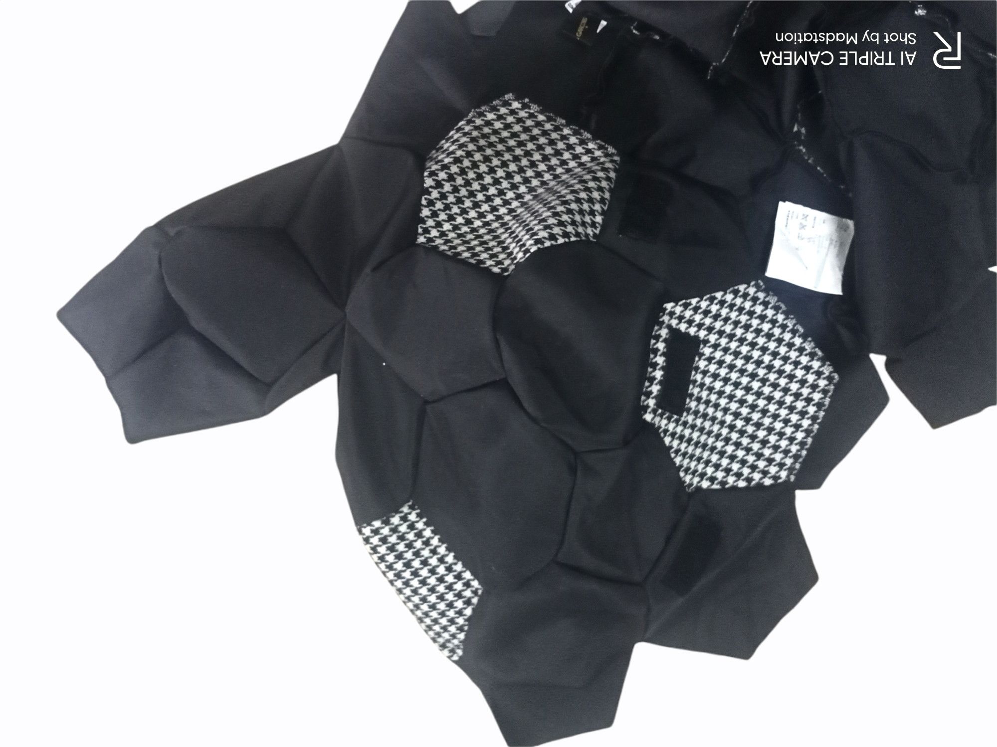 Comme des Garcons RARE 2PCS CDG BLACK FOOTBALL CHECK SKIRT 2008 sz s Size 27" / US 4 / IT 40 - 12 Thumbnail