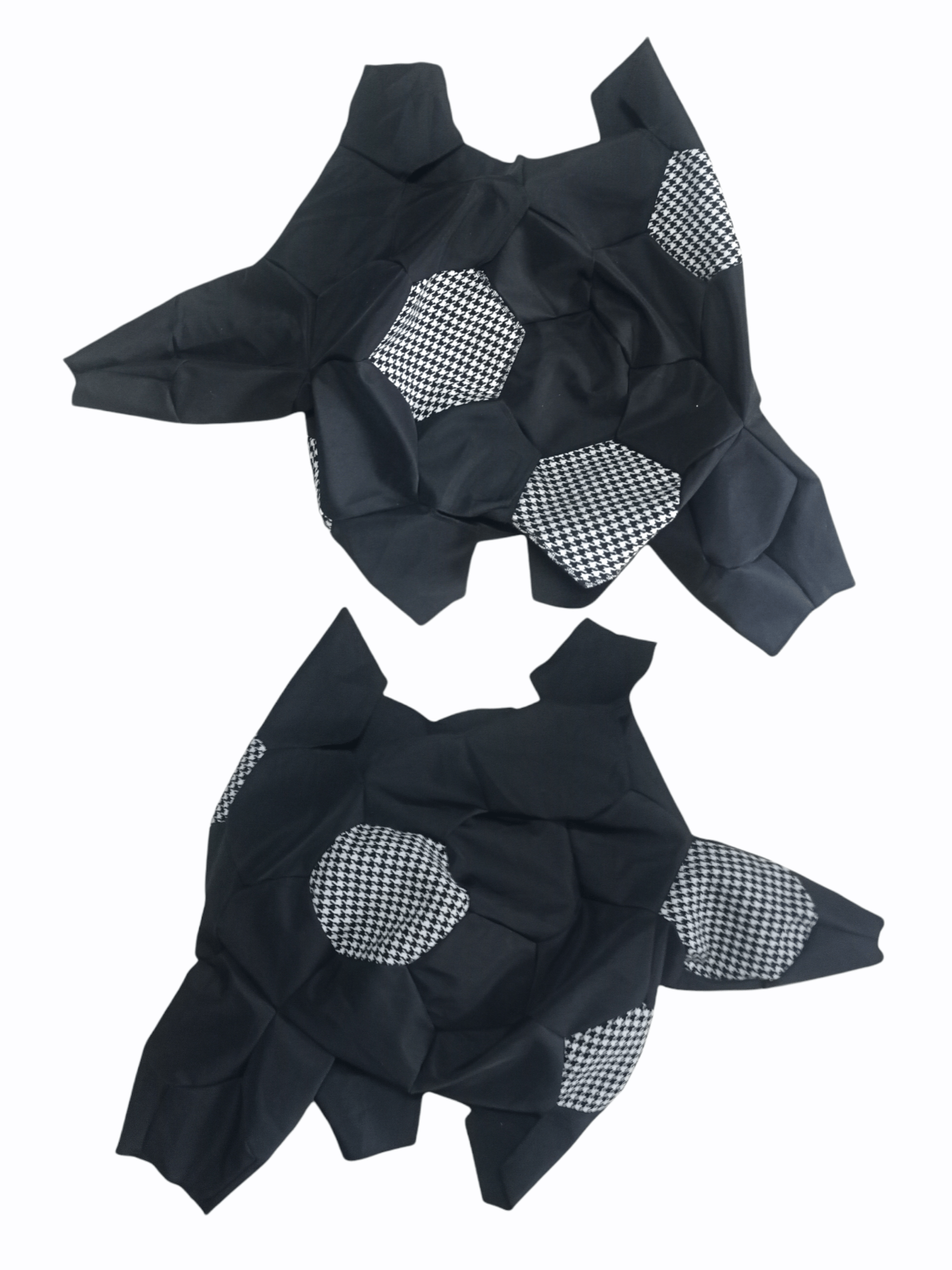 Comme des Garcons RARE 2PCS CDG BLACK FOOTBALL CHECK SKIRT 2008 sz s Size 27" / US 4 / IT 40 - 7 Thumbnail