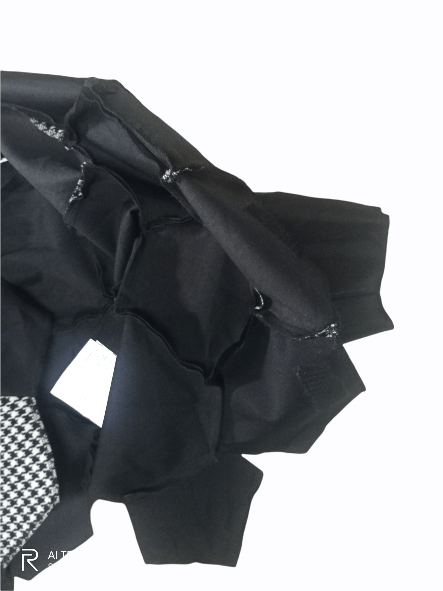 Comme des Garcons RARE 2PCS CDG BLACK FOOTBALL CHECK SKIRT 2008 sz s Size 27" / US 4 / IT 40 - 8 Thumbnail
