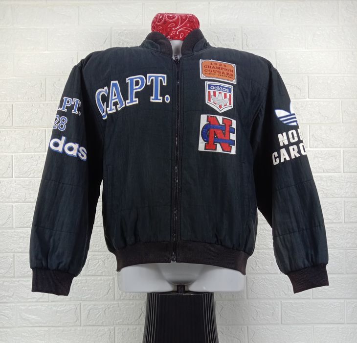 Adidas Vintage Adidas Patch Champion Cougars 1928 Bomber Jacket | Grailed