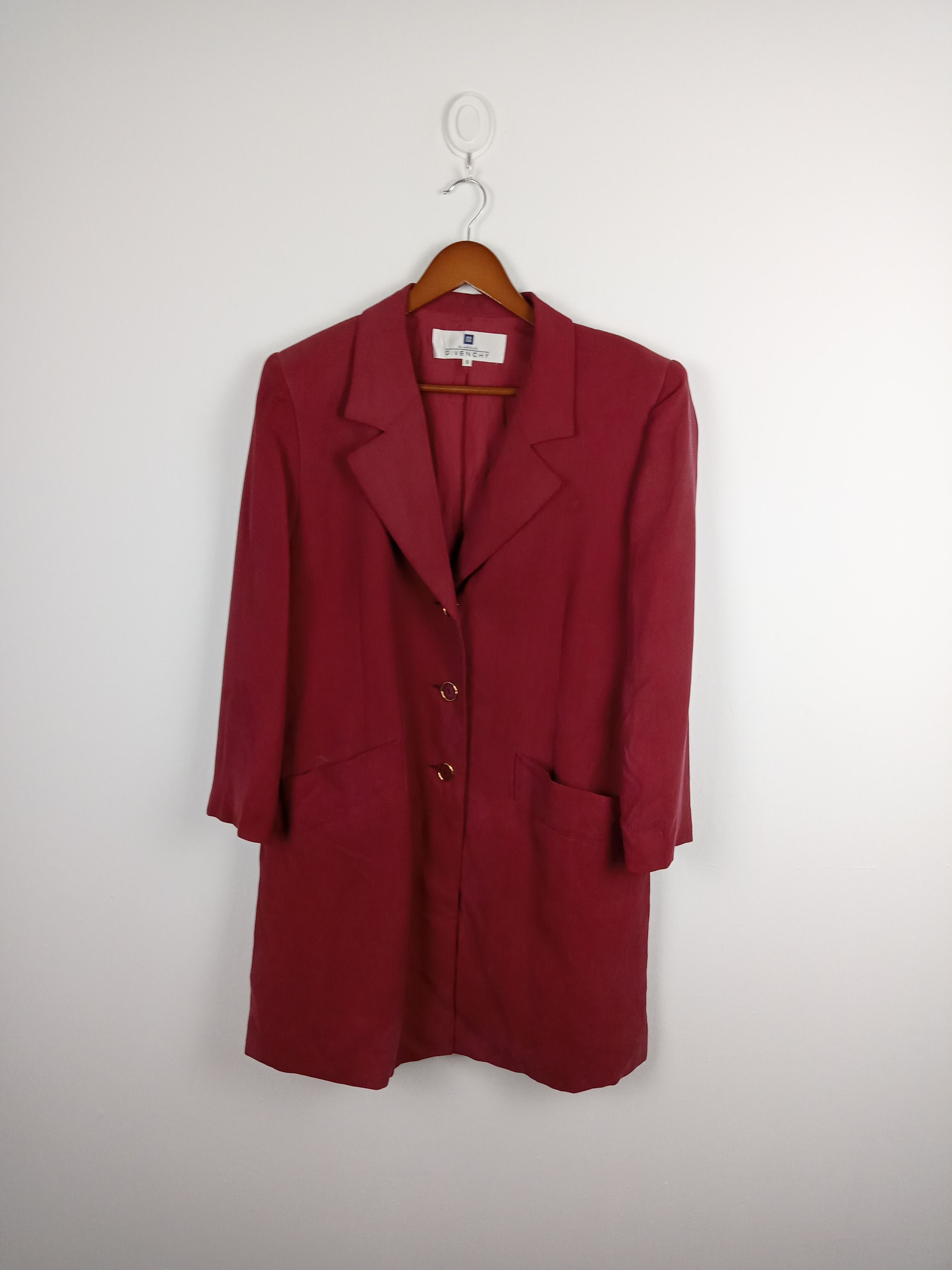 Givenchy × Vintage Vintage Givenchy Blazer Jacket Retro Style Size US M / EU 48-50 / 2 - 1 Thumbnail