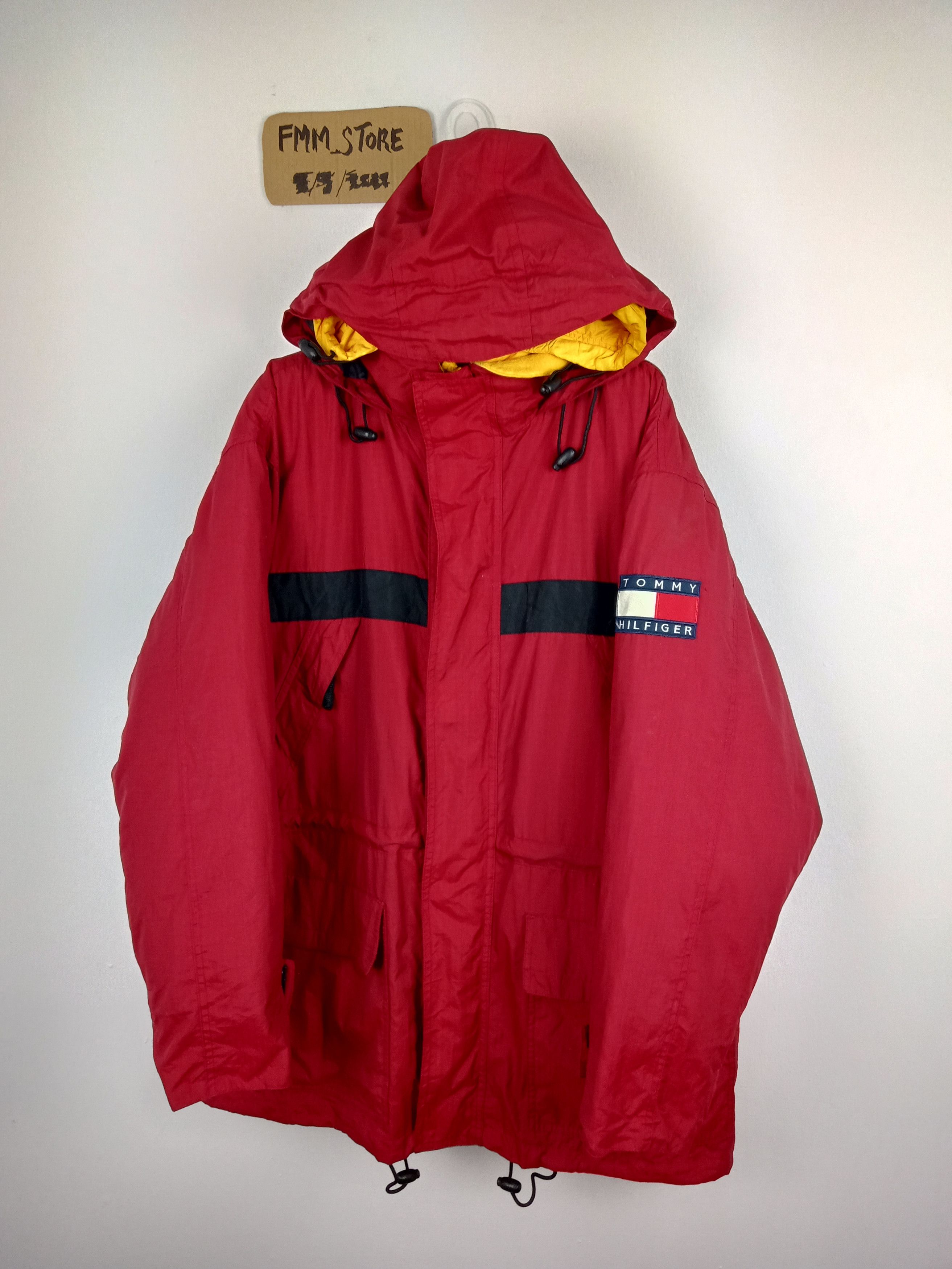 Tommy Hilfiger × Vintage Vintage Tommy Hilfiger Multicolour Puffer Jacket Size US L / EU 52-54 / 3 - 1 Thumbnail