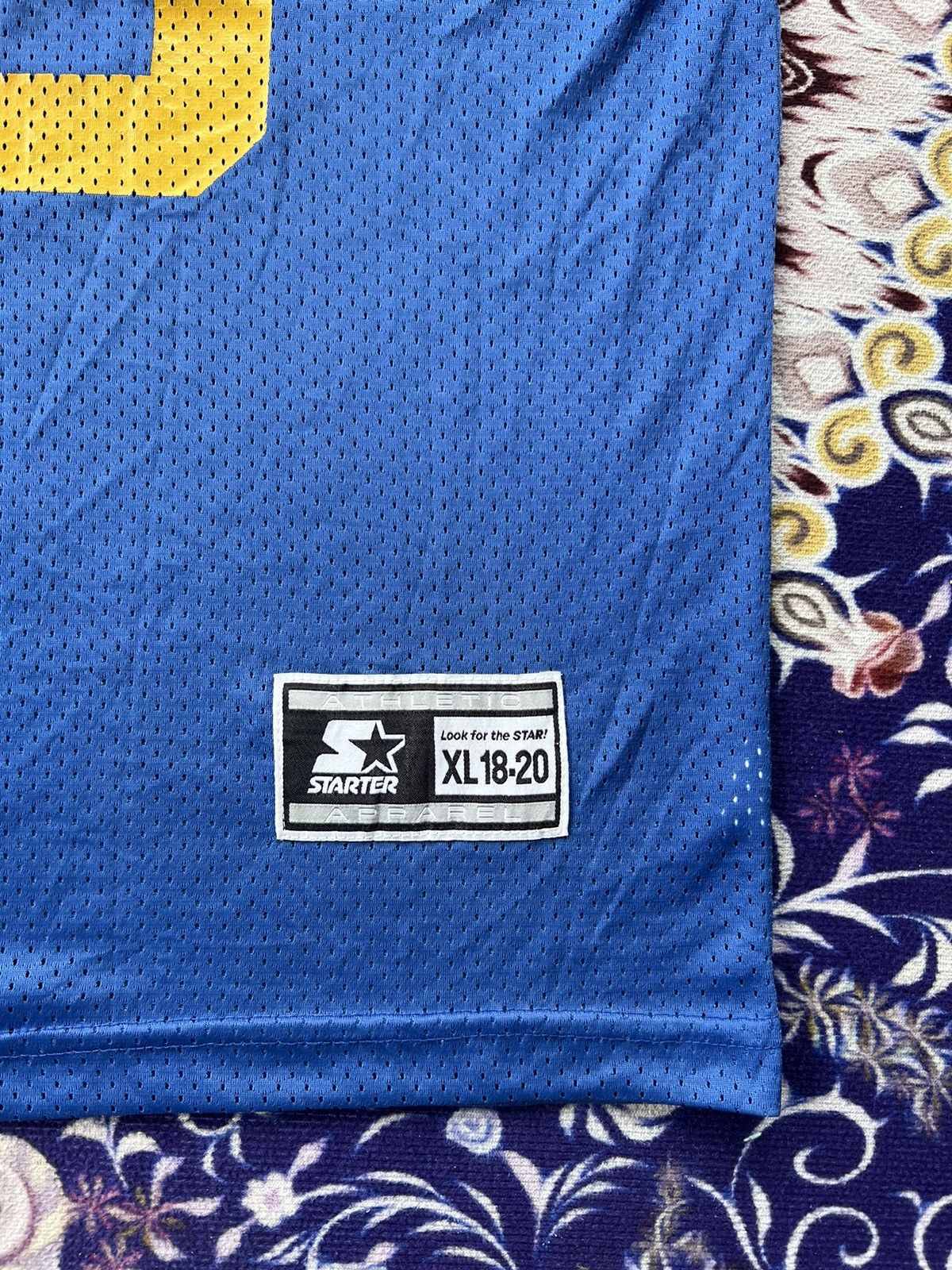 NFL × Starter (L) Vintage Marshall Faulk Los Angeles Rams NFL Jersey Size US L / EU 52-54 / 3 - 4 Thumbnail