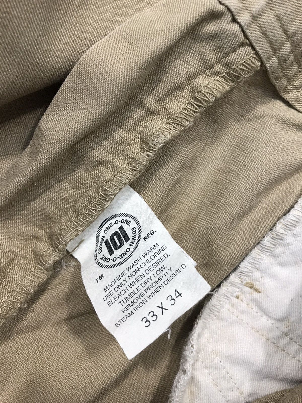 Edwin × Vintage Vintage Edwin One O One Tactical Pocket Pants Design Size US 33 - 15 Thumbnail