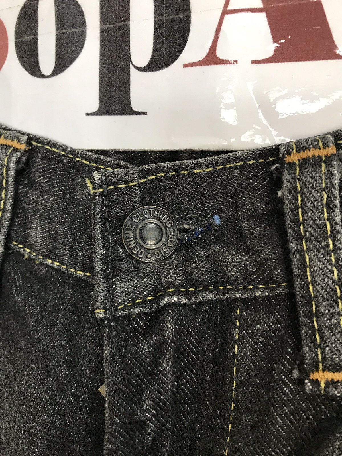 Denime × Japanese Brand × Vintage Vintage Denime Jeans Black Selvedge Japan 🇯🇵 Size US 28 / EU 44 - 5 Thumbnail