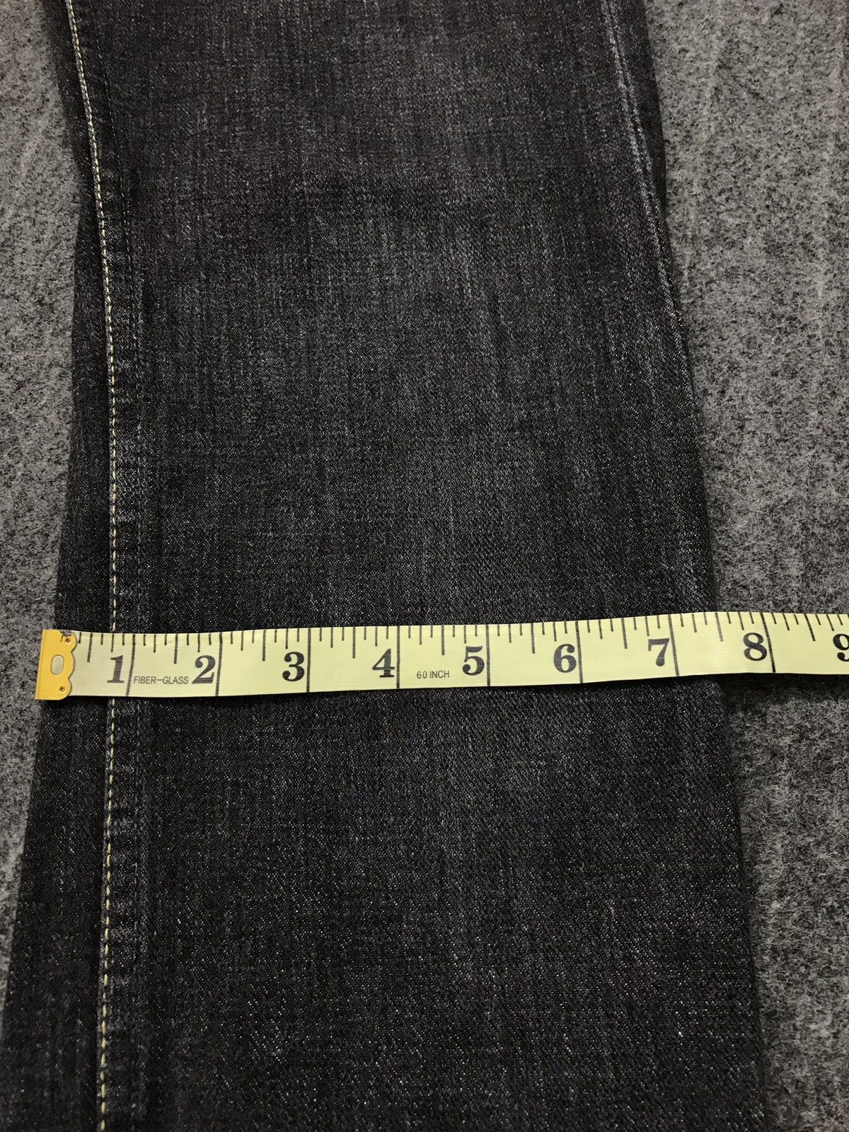 Denime × Japanese Brand × Vintage Vintage Denime Jeans Black Selvedge Japan 🇯🇵 Size US 28 / EU 44 - 20 Thumbnail