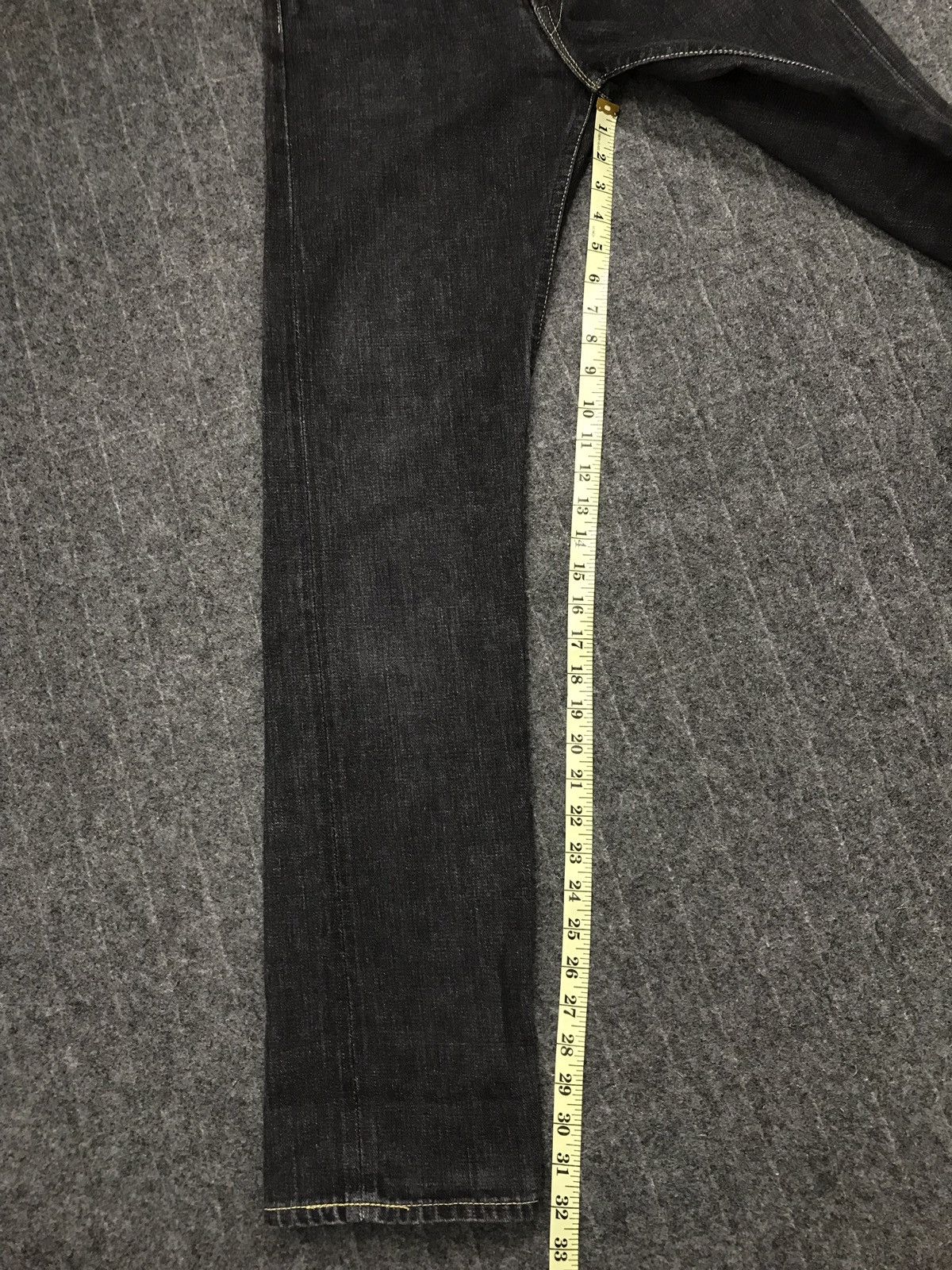 Denime × Japanese Brand × Vintage Vintage Denime Jeans Black Selvedge Japan 🇯🇵 Size US 28 / EU 44 - 22 Thumbnail