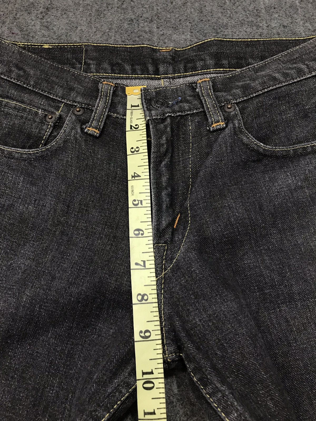 Denime × Japanese Brand × Vintage Vintage Denime Jeans Black Selvedge Japan 🇯🇵 Size US 28 / EU 44 - 18 Thumbnail