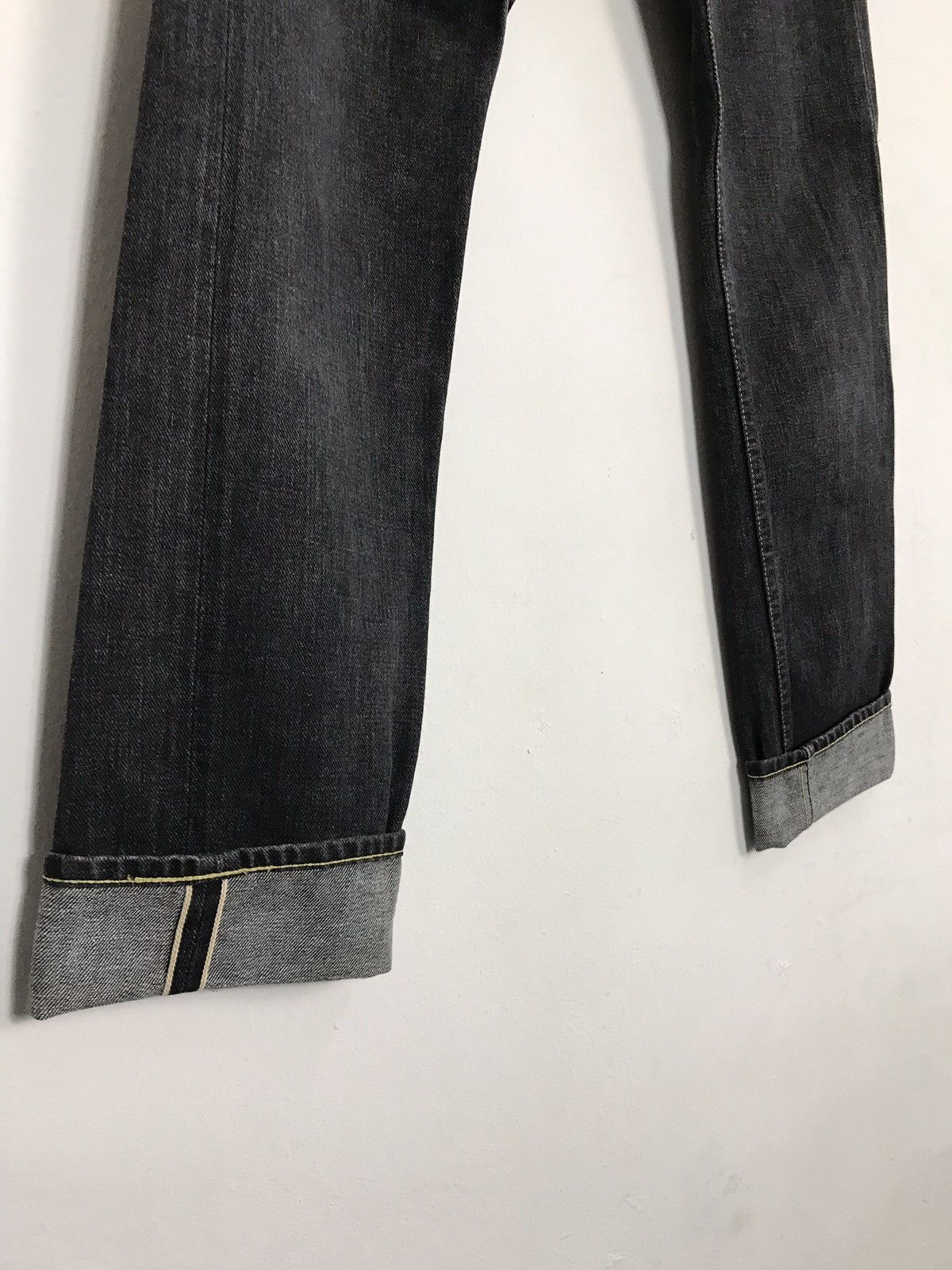 Denime × Japanese Brand × Vintage Vintage Denime Jeans Black Selvedge Japan 🇯🇵 Size US 28 / EU 44 - 10 Thumbnail
