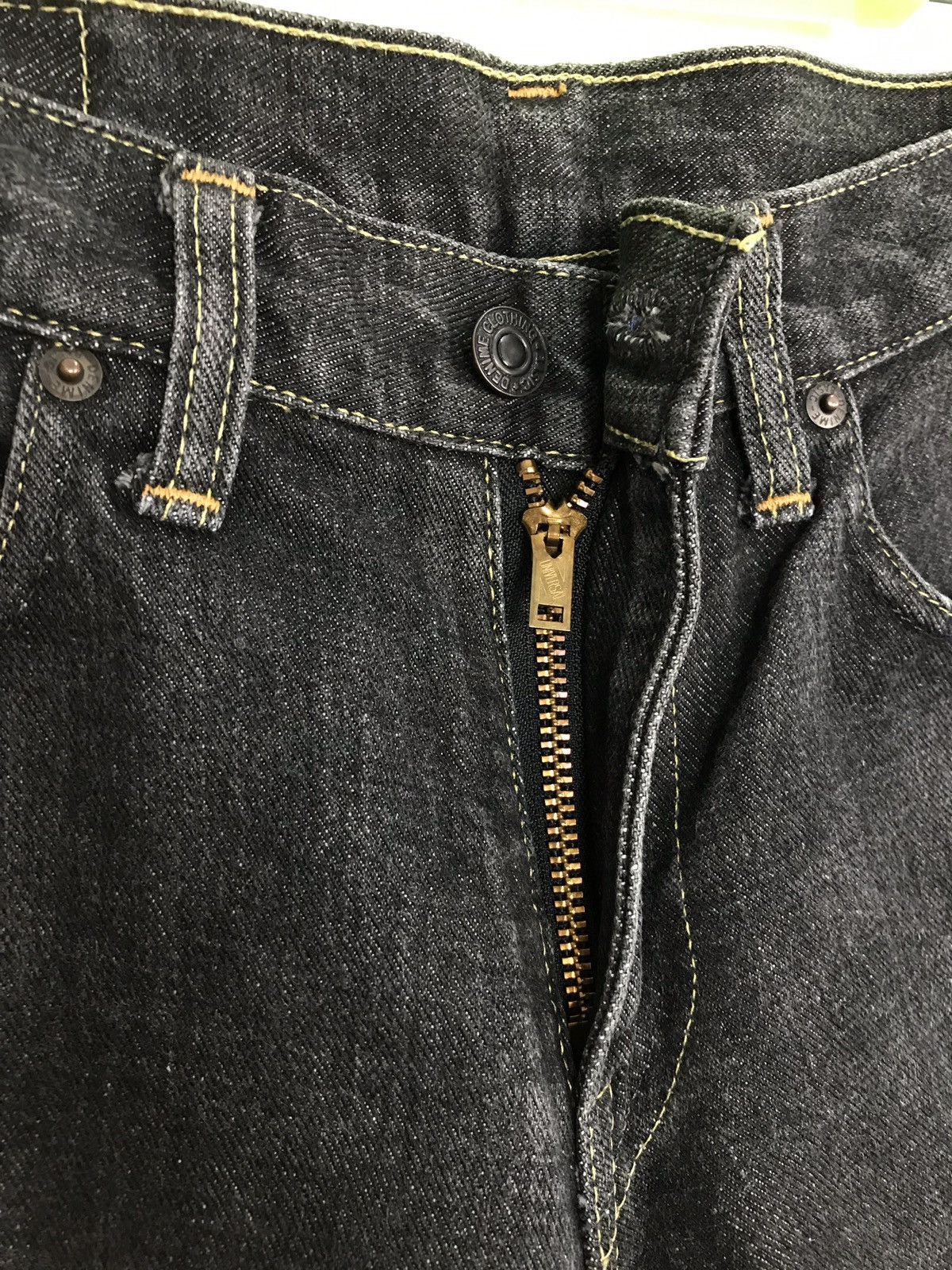 Denime × Japanese Brand × Vintage Vintage Denime Jeans Black Selvedge Japan 🇯🇵 Size US 28 / EU 44 - 7 Thumbnail