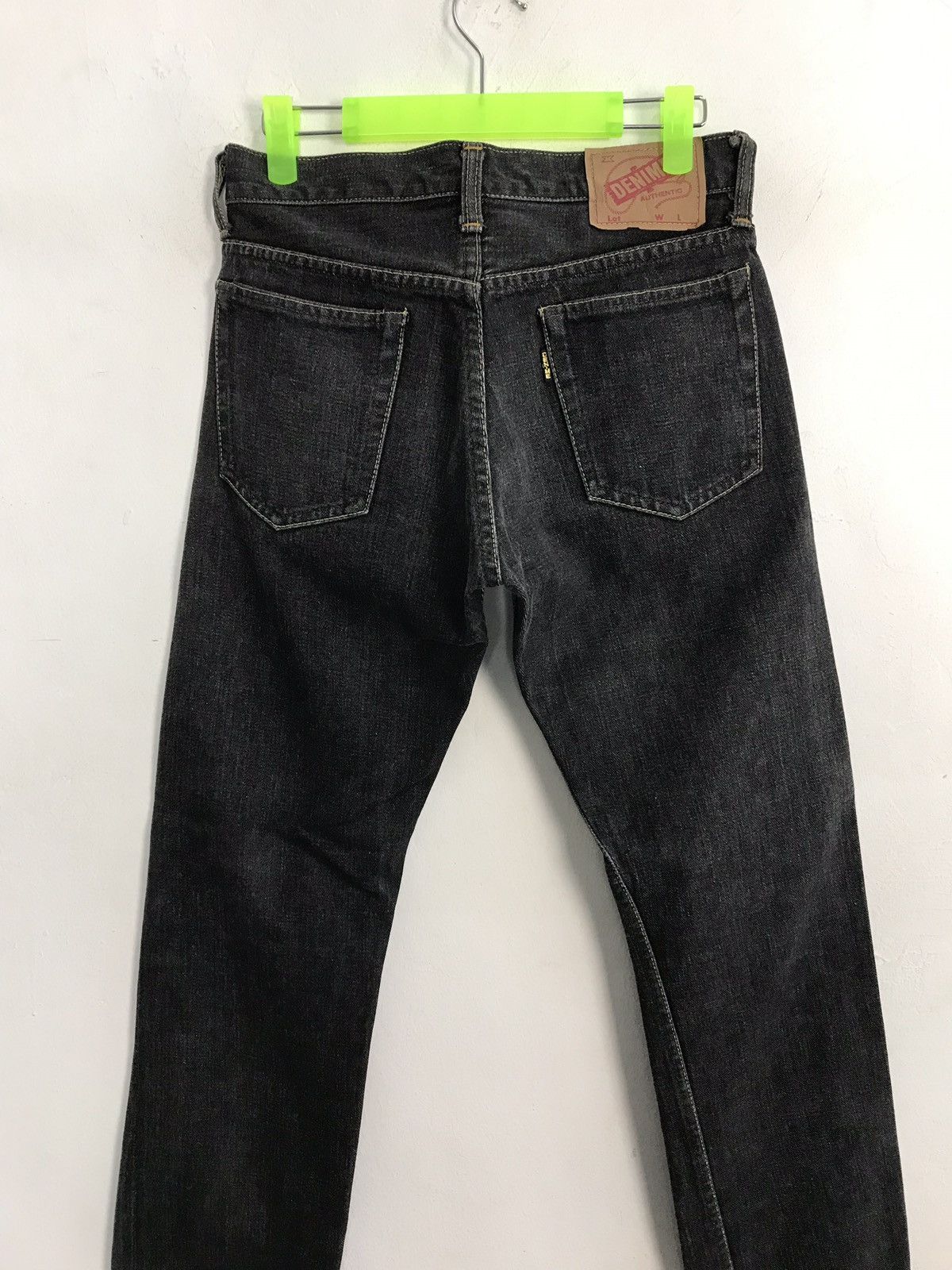 Denime × Japanese Brand × Vintage Vintage Denime Jeans Black Selvedge Japan 🇯🇵 Size US 28 / EU 44 - 11 Thumbnail
