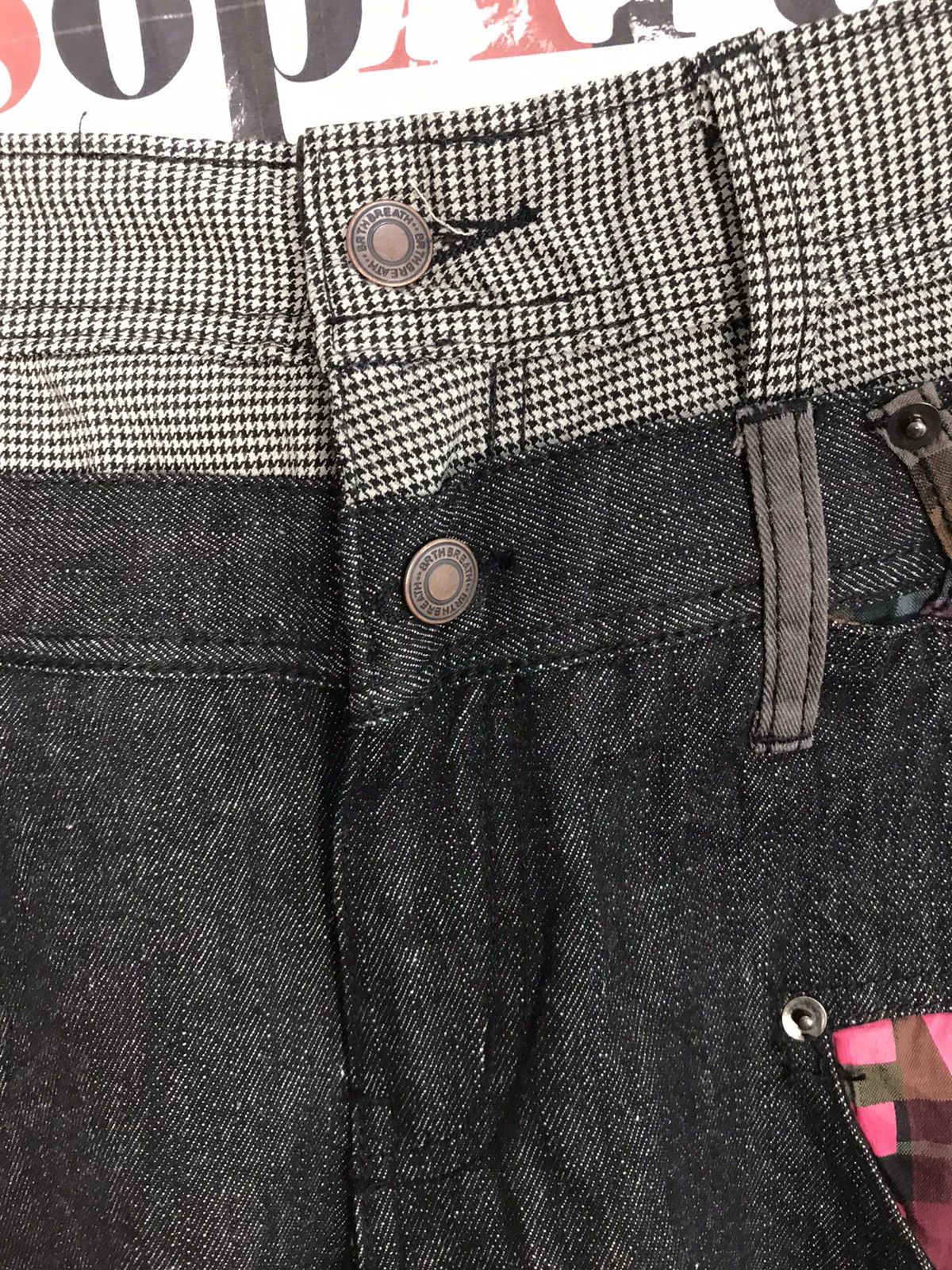 Japanese Brand Vintage Breath Mint Double Waist Pocket Design Size US 34 / EU 50 - 7 Thumbnail