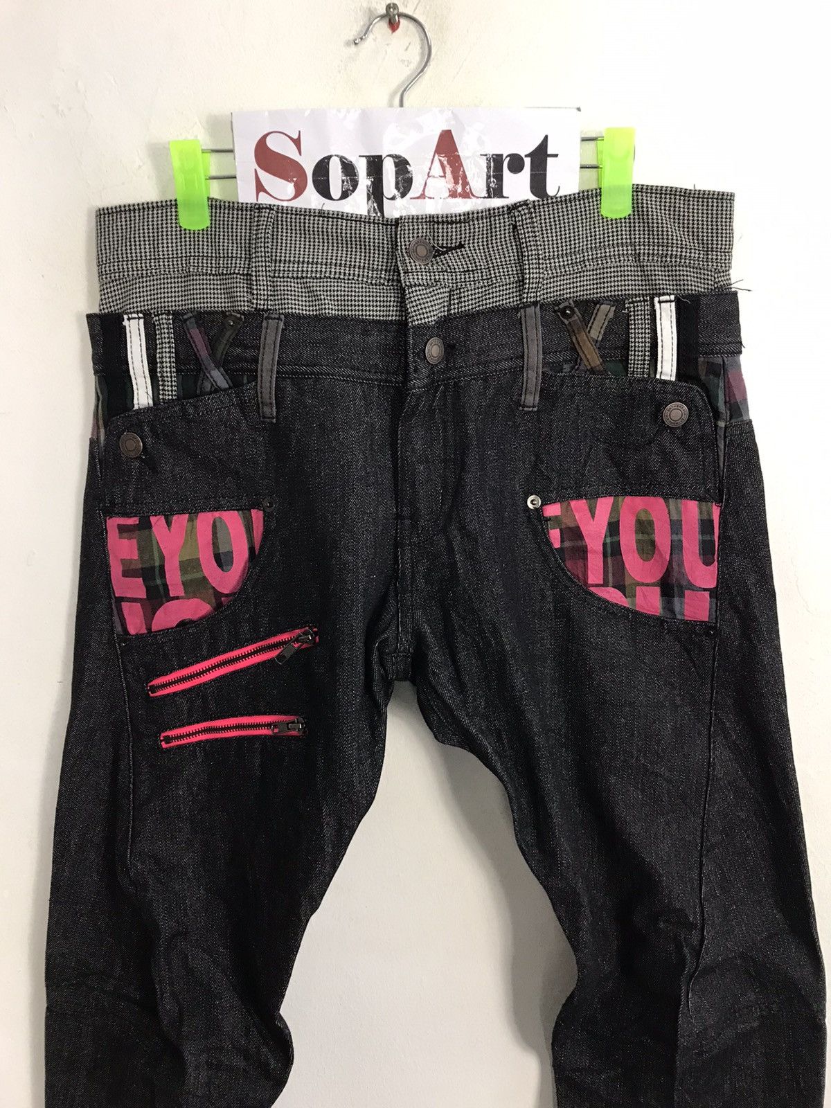 Japanese Brand Vintage Breath Mint Double Waist Pocket Design Size US 34 / EU 50 - 3 Thumbnail