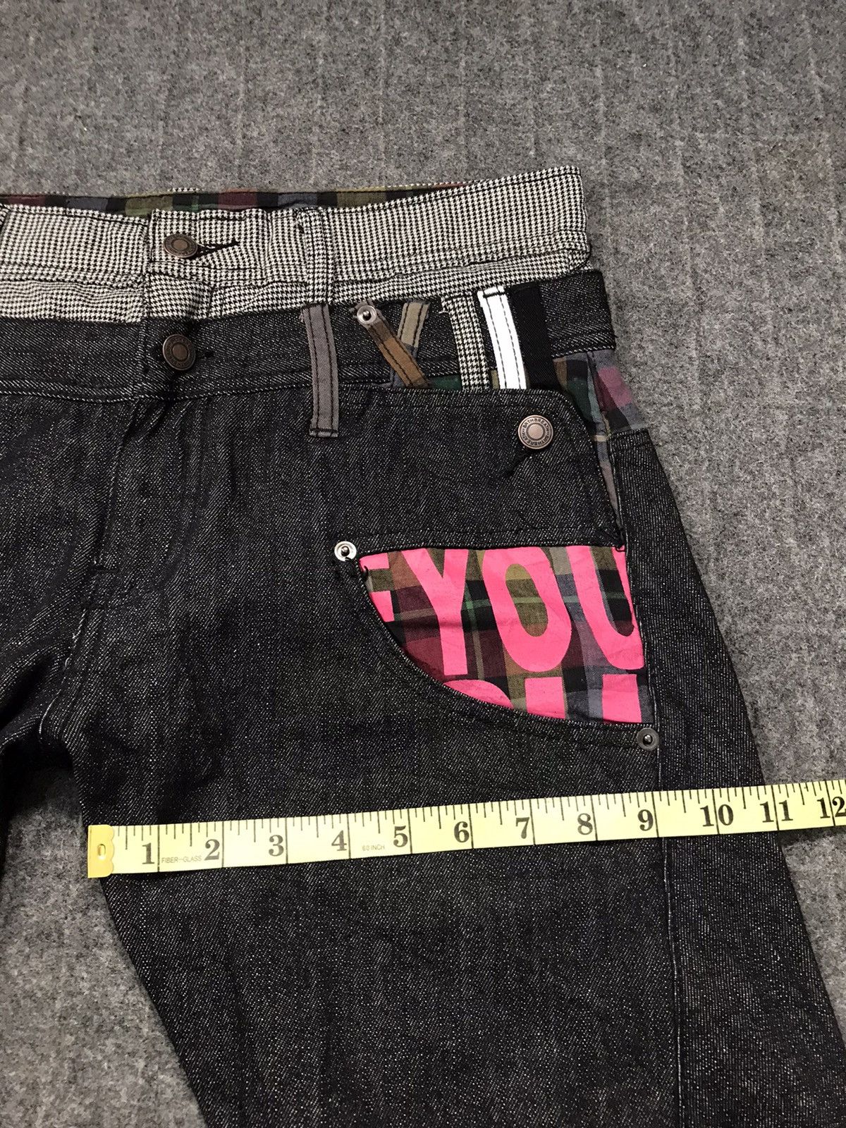 Japanese Brand Vintage Breath Mint Double Waist Pocket Design Size US 34 / EU 50 - 19 Thumbnail
