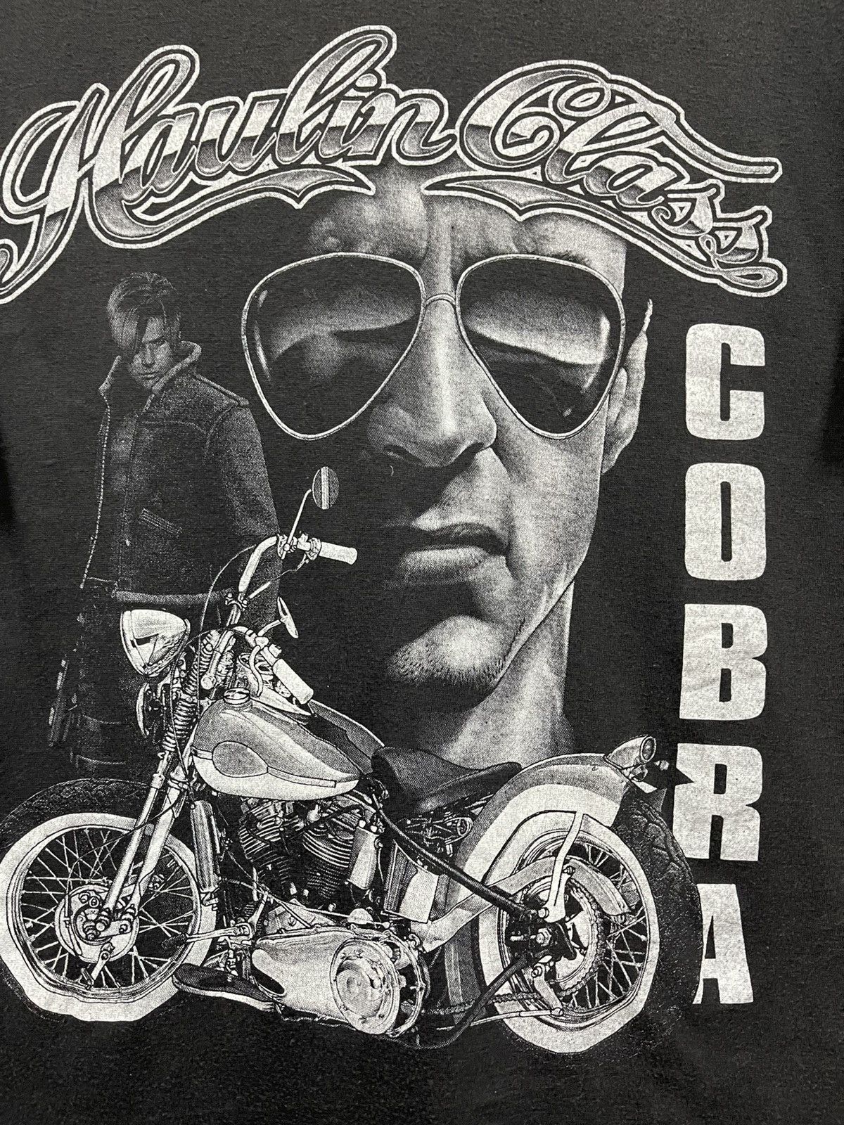 Other Rare Vintage Movie Cobra Sylvester Stallone Faded Shirt Size US M / EU 48-50 / 2 - 9 Thumbnail