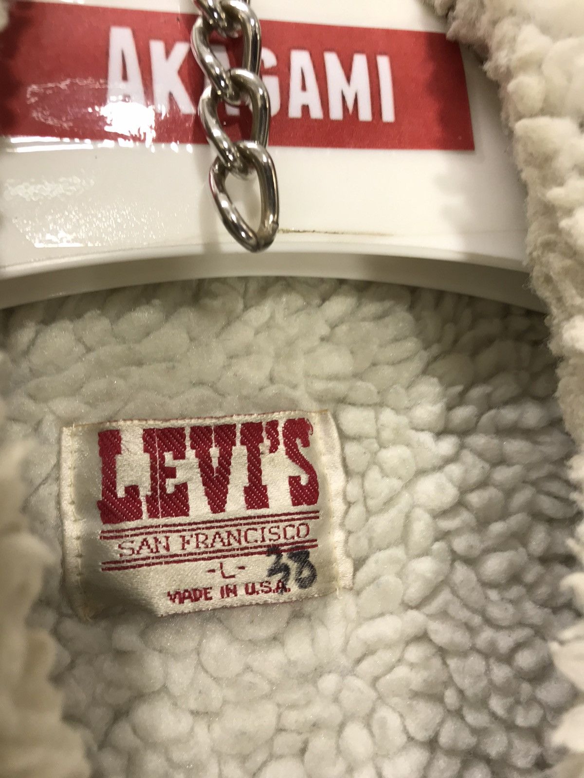 Levi's Vintage Clothing 🐎 Vtg 70s Levi’s Denim Jacket Sherpa Lining 1🟩3 Size US L / EU 52-54 / 3 - 7 Thumbnail