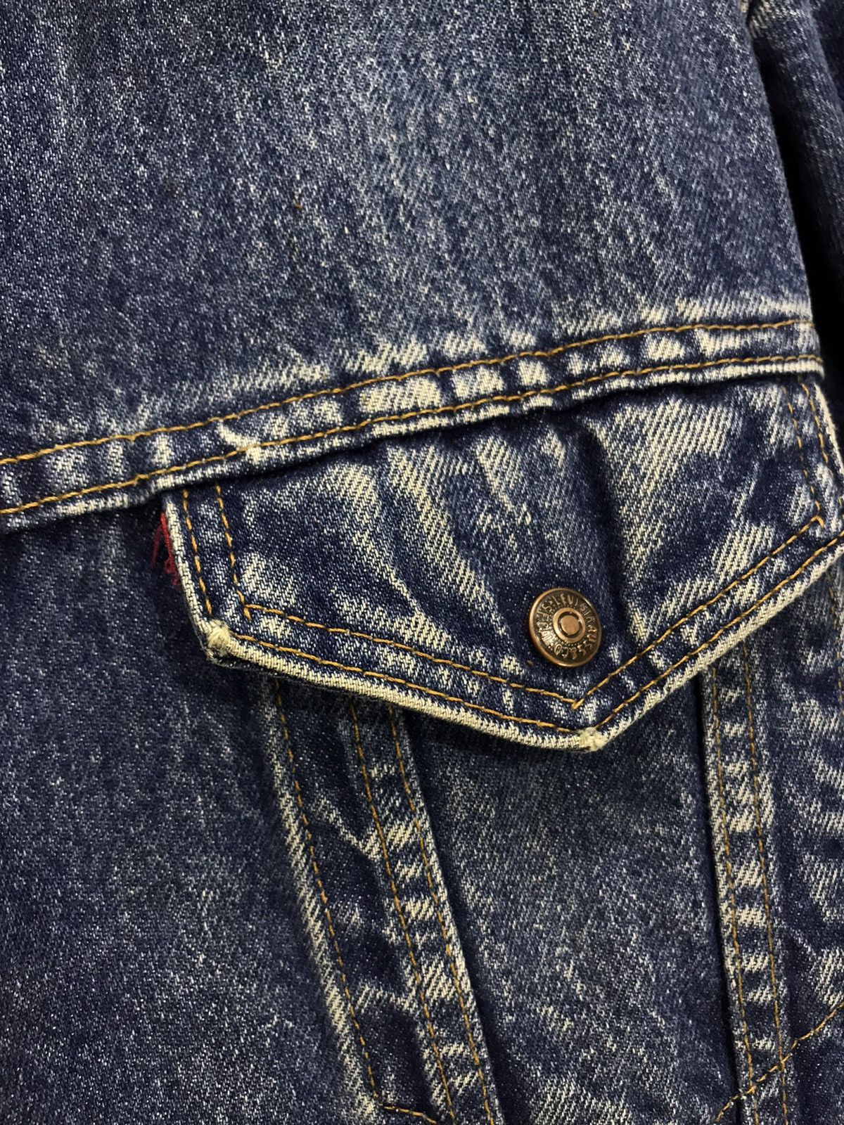 Levi's Vintage Clothing 🐎 Vtg 70s Levi’s Denim Jacket Sherpa Lining 1🟩3 Size US L / EU 52-54 / 3 - 4 Thumbnail