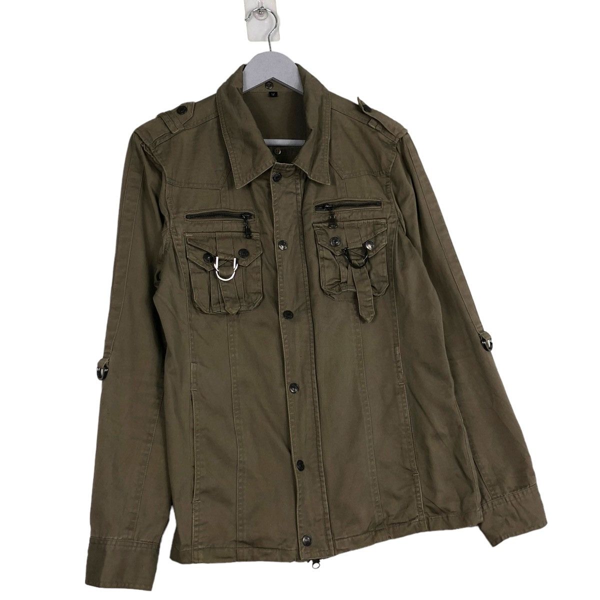In The Attic × Japanese Brand 💥IN THE ATTIC TACTICAL BIKER BONDAGE JACKET Size US M / EU 48-50 / 2 - 3 Thumbnail