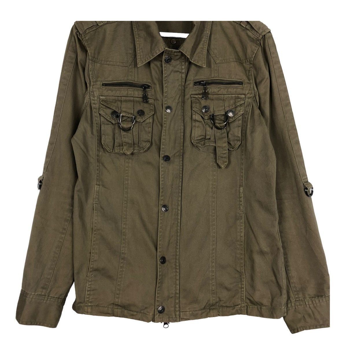 In The Attic × Japanese Brand 💥IN THE ATTIC TACTICAL BIKER BONDAGE JACKET Size US M / EU 48-50 / 2 - 5 Thumbnail