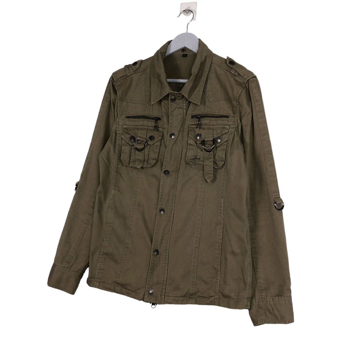 In The Attic × Japanese Brand 💥IN THE ATTIC TACTICAL BIKER BONDAGE JACKET Size US M / EU 48-50 / 2 - 2 Thumbnail