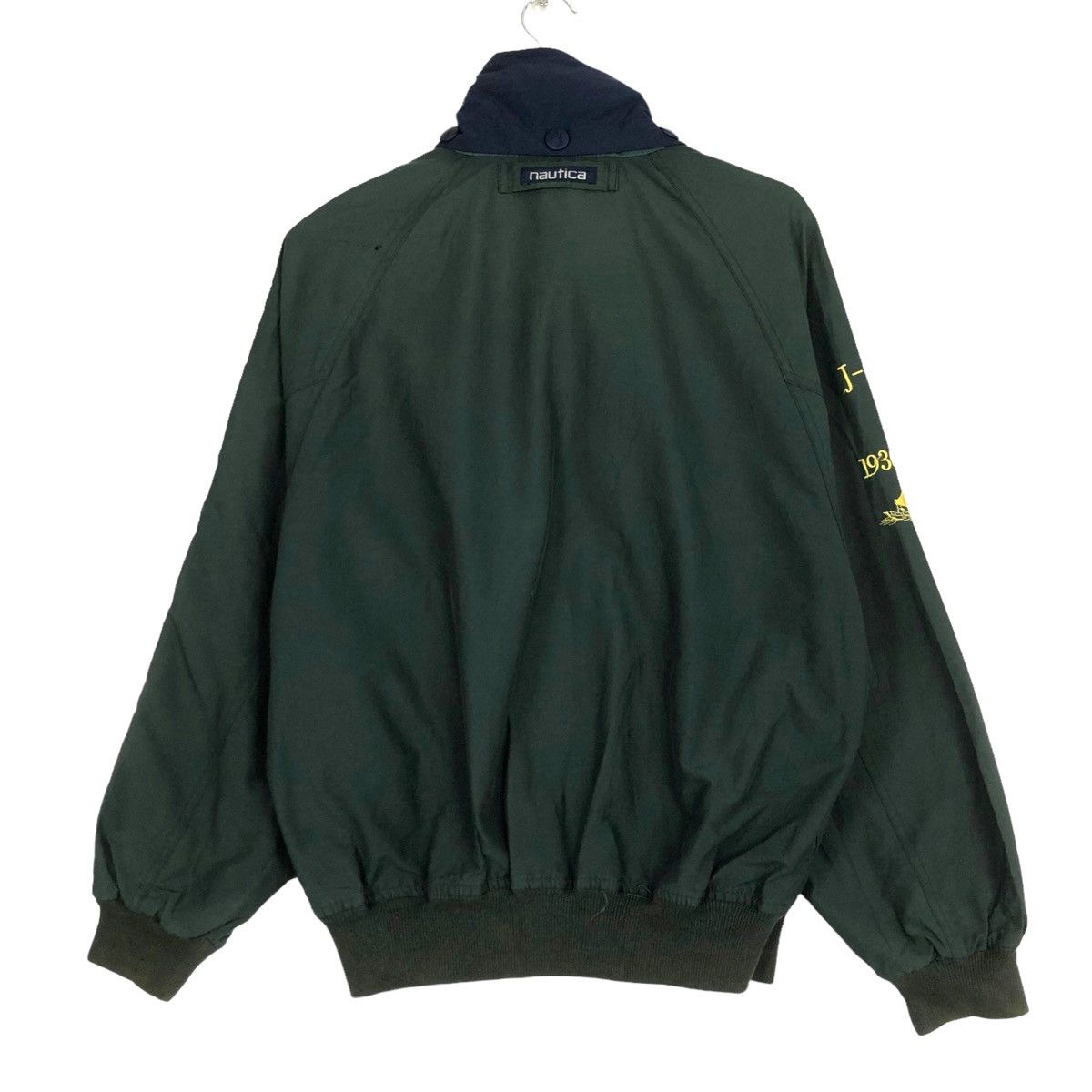 Japanese Brand × Vintage 💥90s NAUTICA SAILLING ZIPPER JACKET ARMY GREEN Size US S / EU 44-46 / 1 - 9 Thumbnail