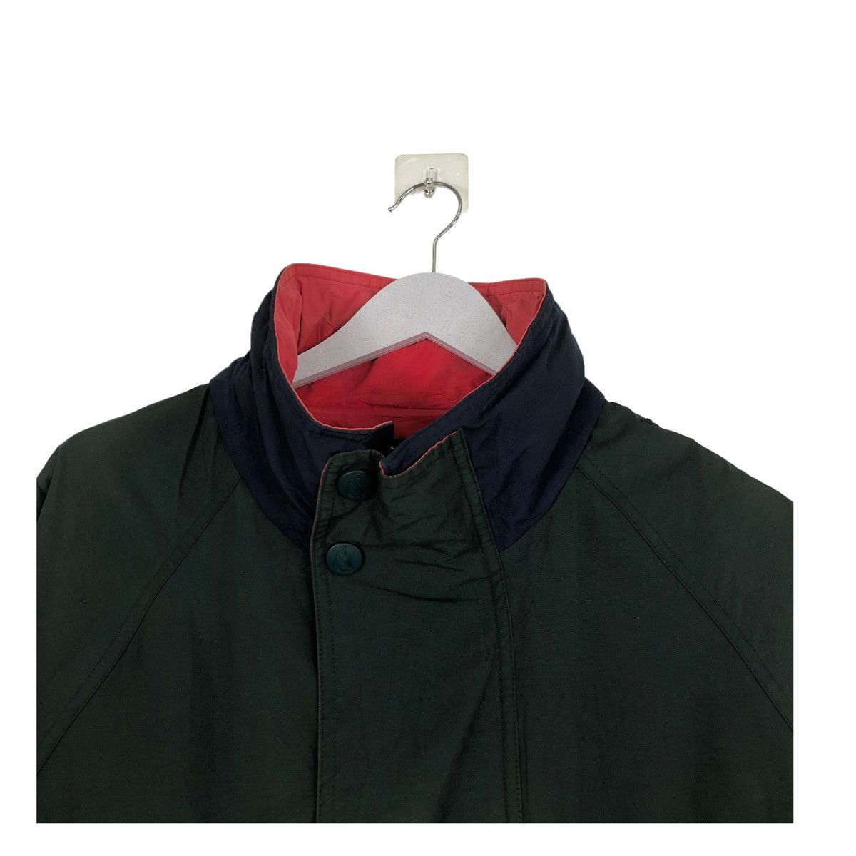 Japanese Brand × Vintage 💥90s NAUTICA SAILLING ZIPPER JACKET ARMY GREEN Size US S / EU 44-46 / 1 - 4 Thumbnail